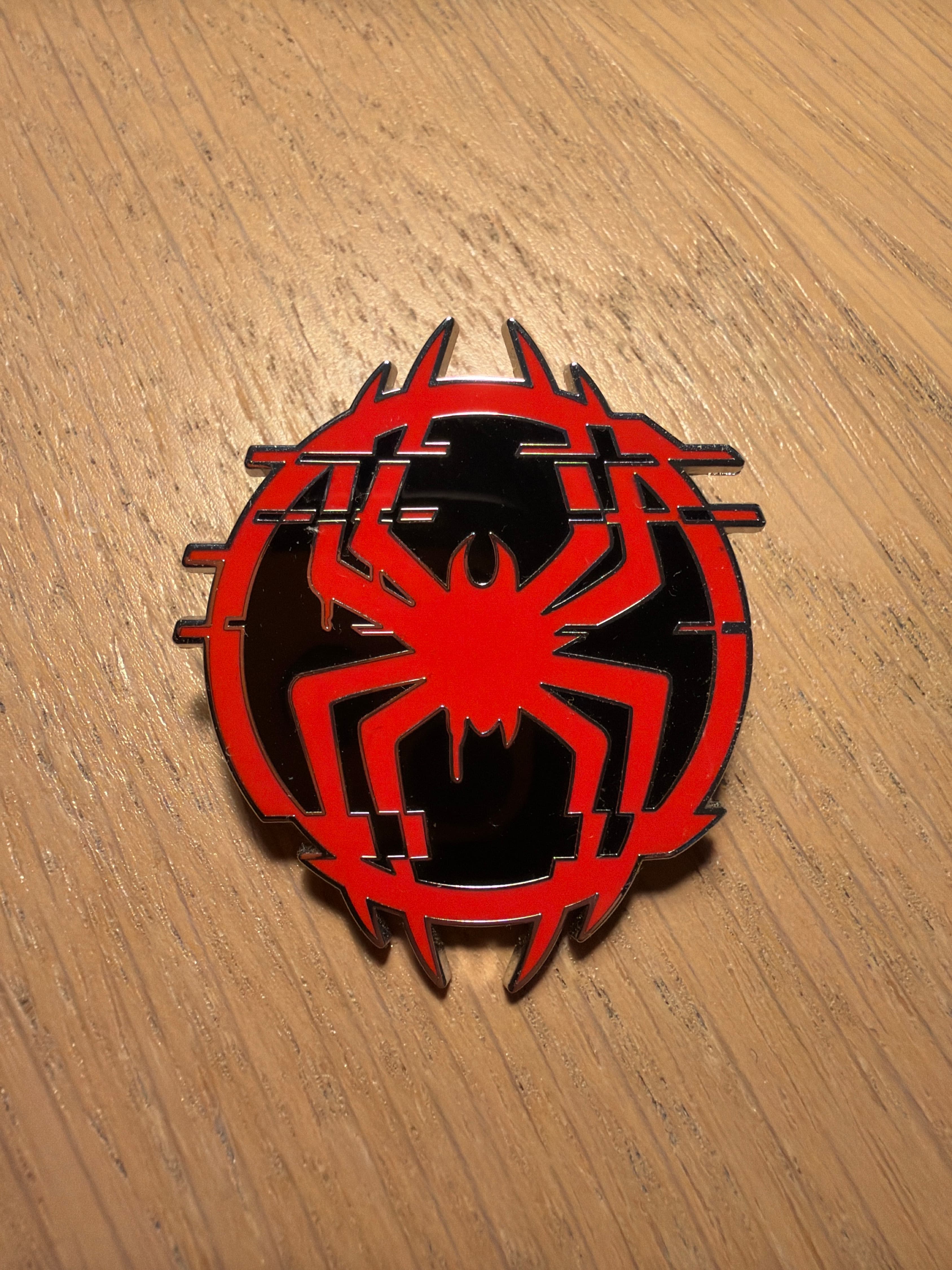 Spider-Man: Into the Spider-Verse Logo Pin front