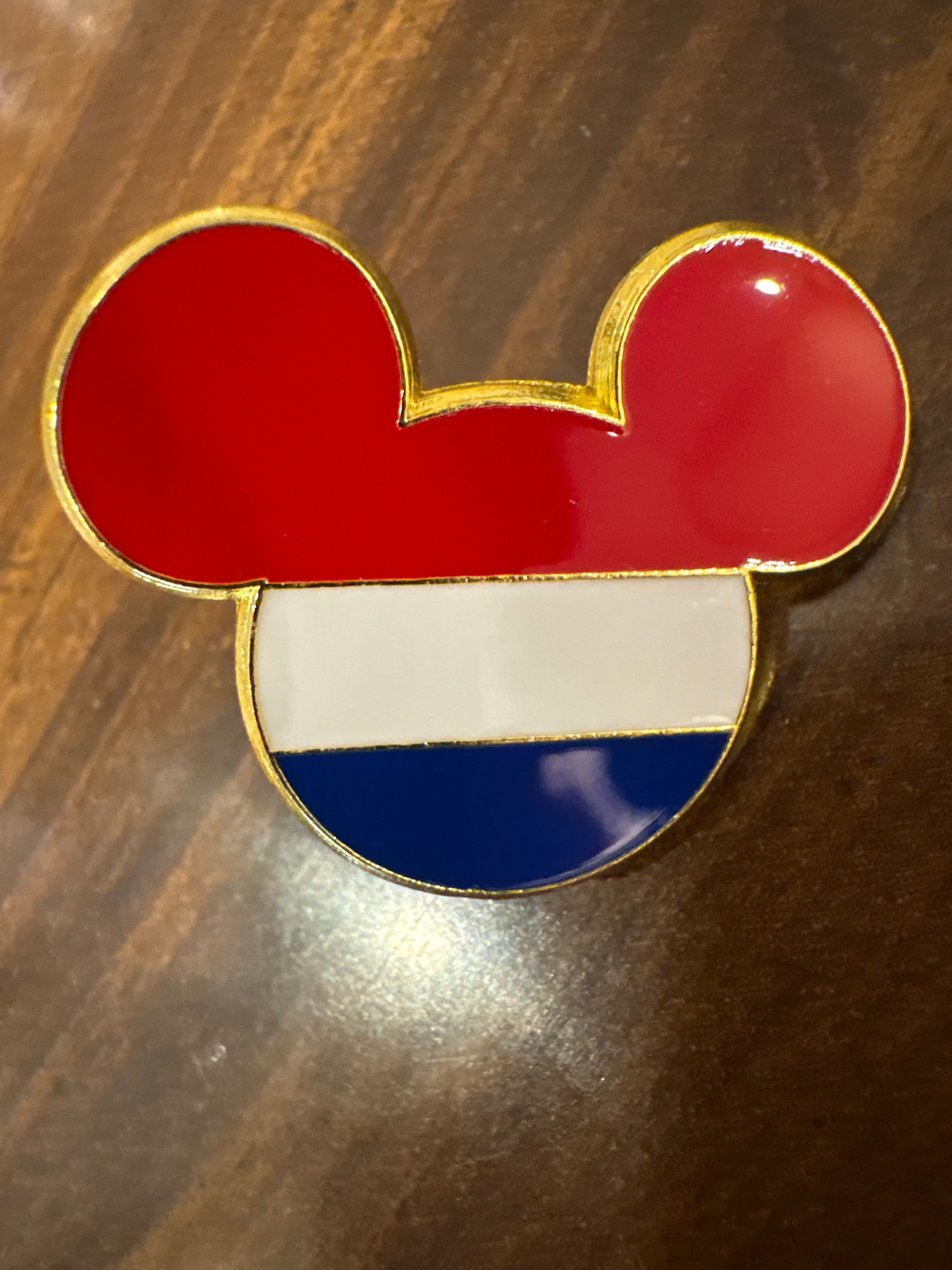 Mickey Mouse Ears Netherlands Flag