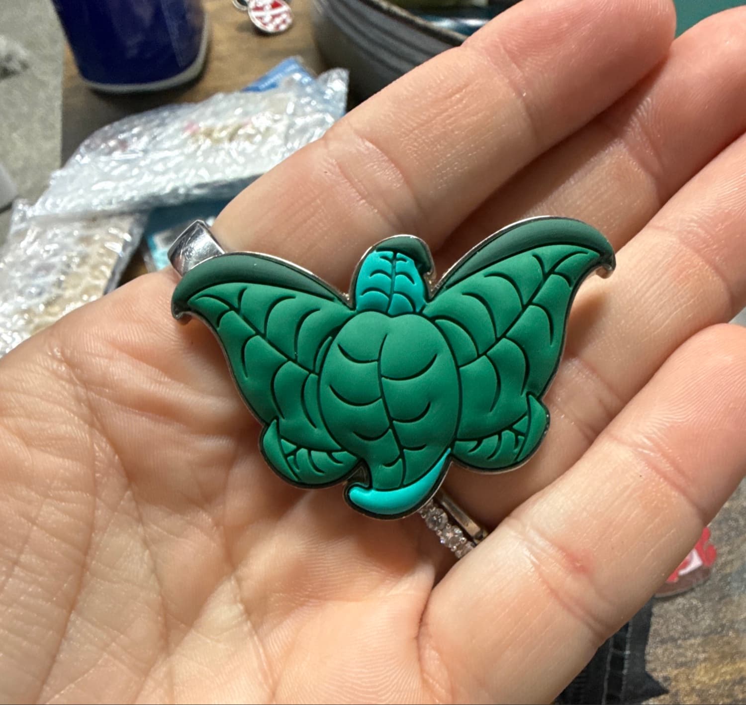 Dumbo Potted Plant Pin front