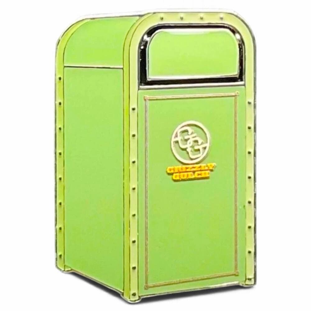 Grizzly Gulch Trash Can - HKDL Mystery Pin Series front