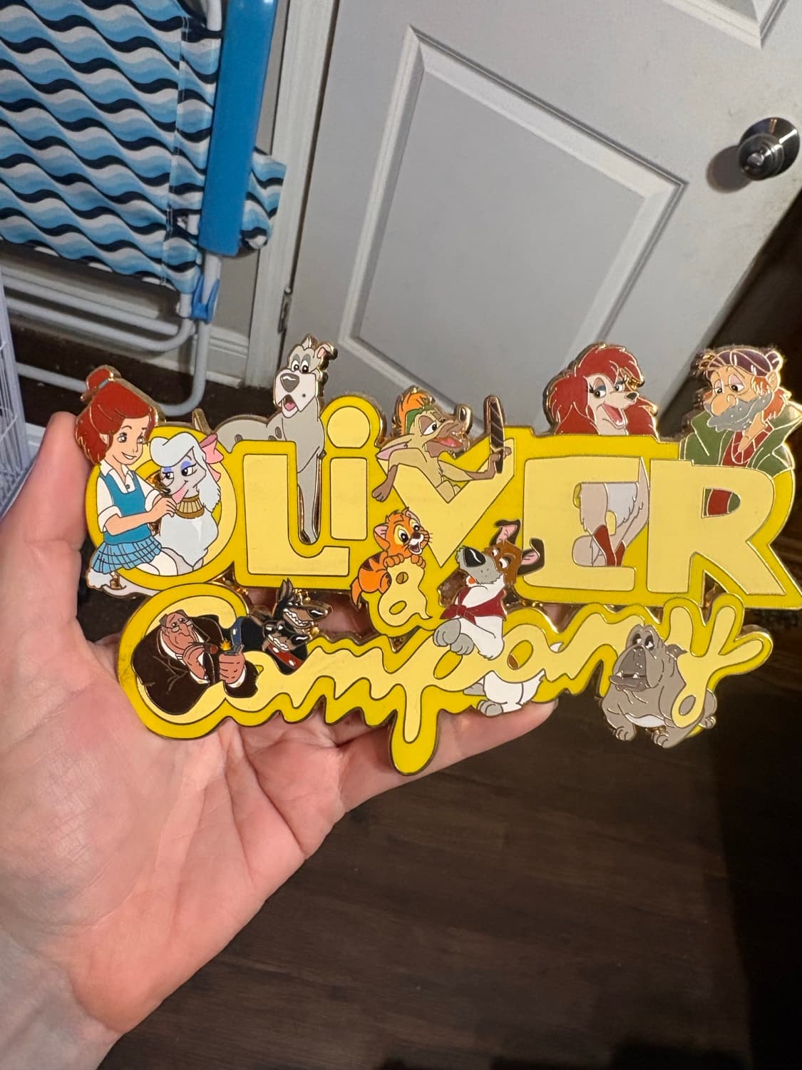 Oliver and Company featured title fantasy pin