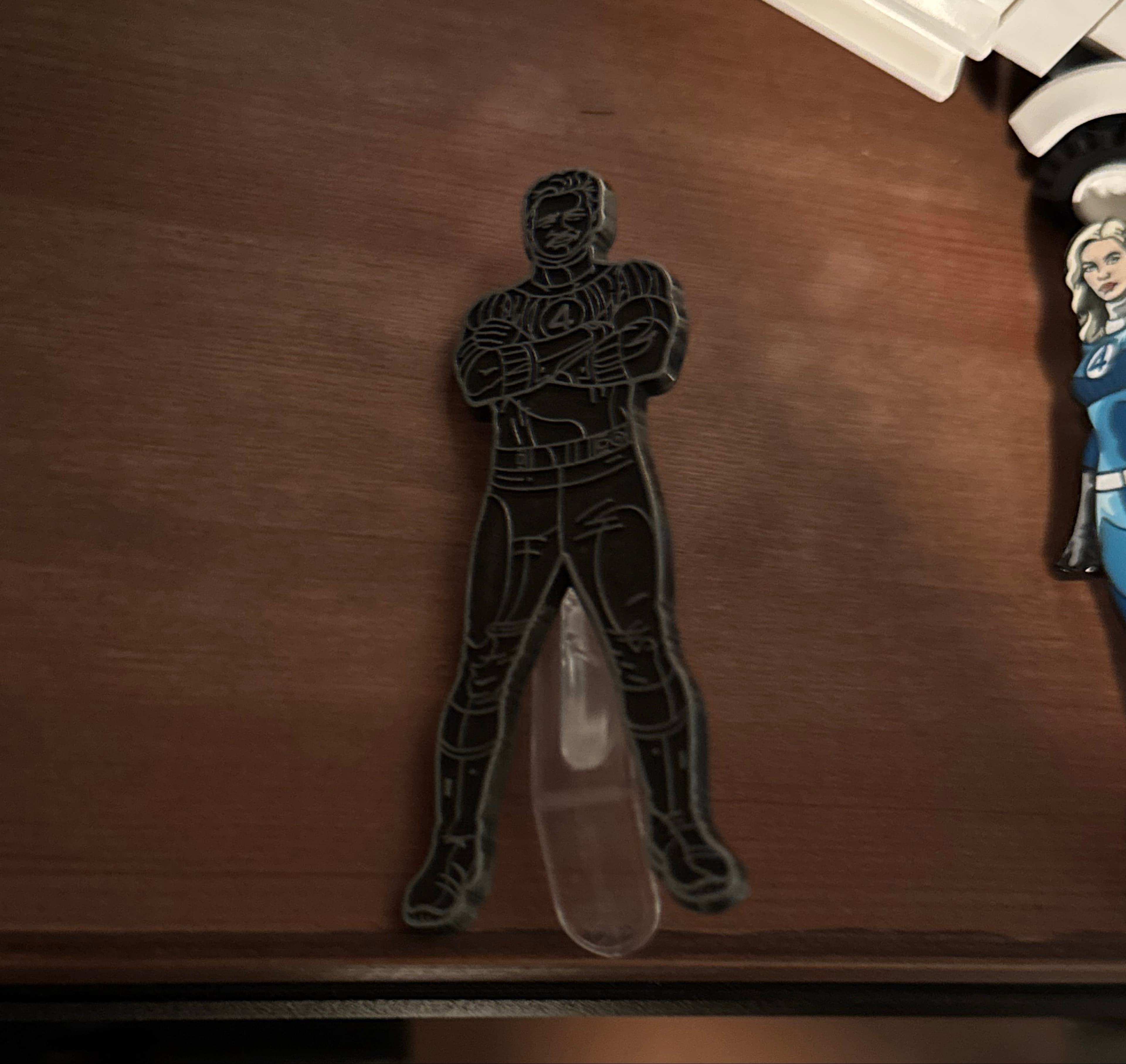 Fantastic Four Quest Mystery Enamel Mister Fantastic Uncommon FigPin Badge front