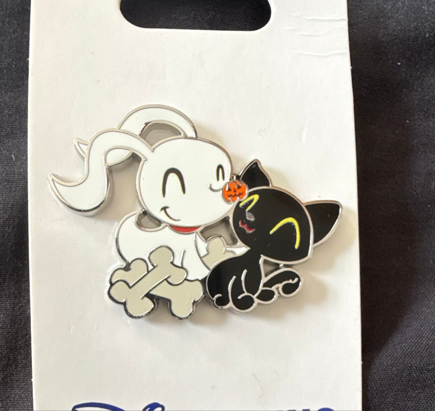 Zero and Black Cat Pin - Tim Burton's The Nightmare Before Christmas