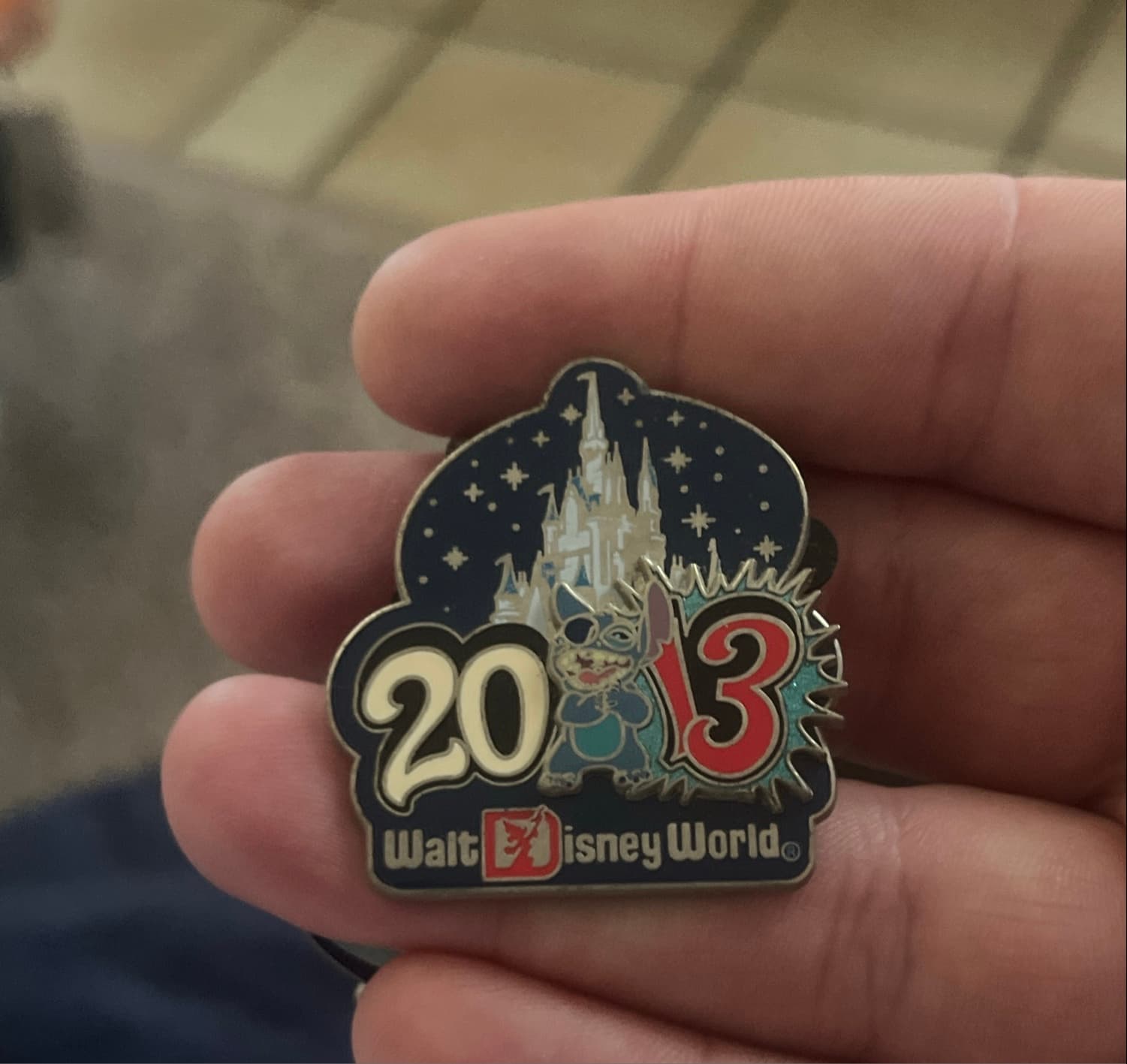 Stitch with Cinderella Castle front