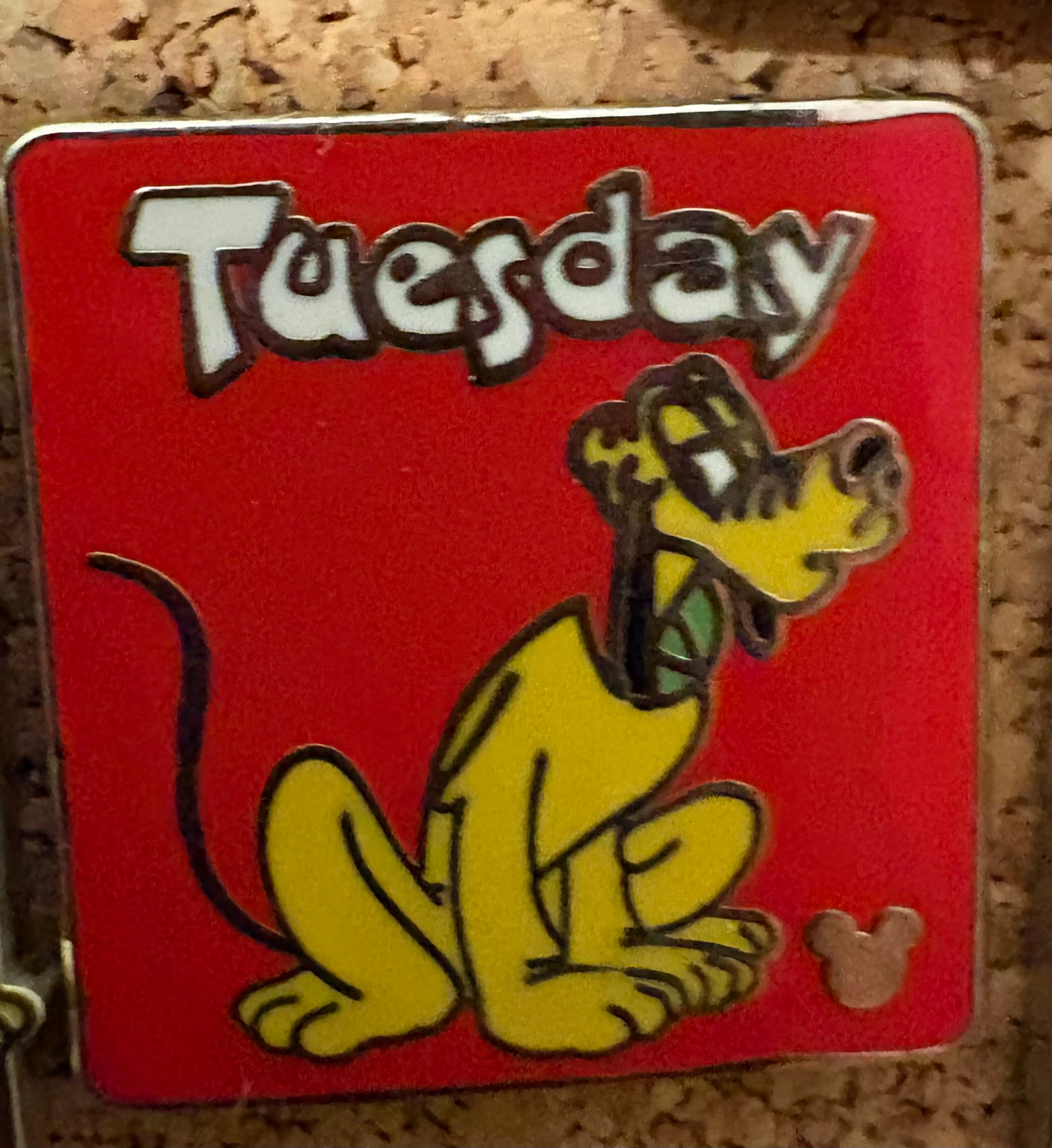 Pluto - Tuesday - 2013 Hidden Mickey Days of the Week Pin front