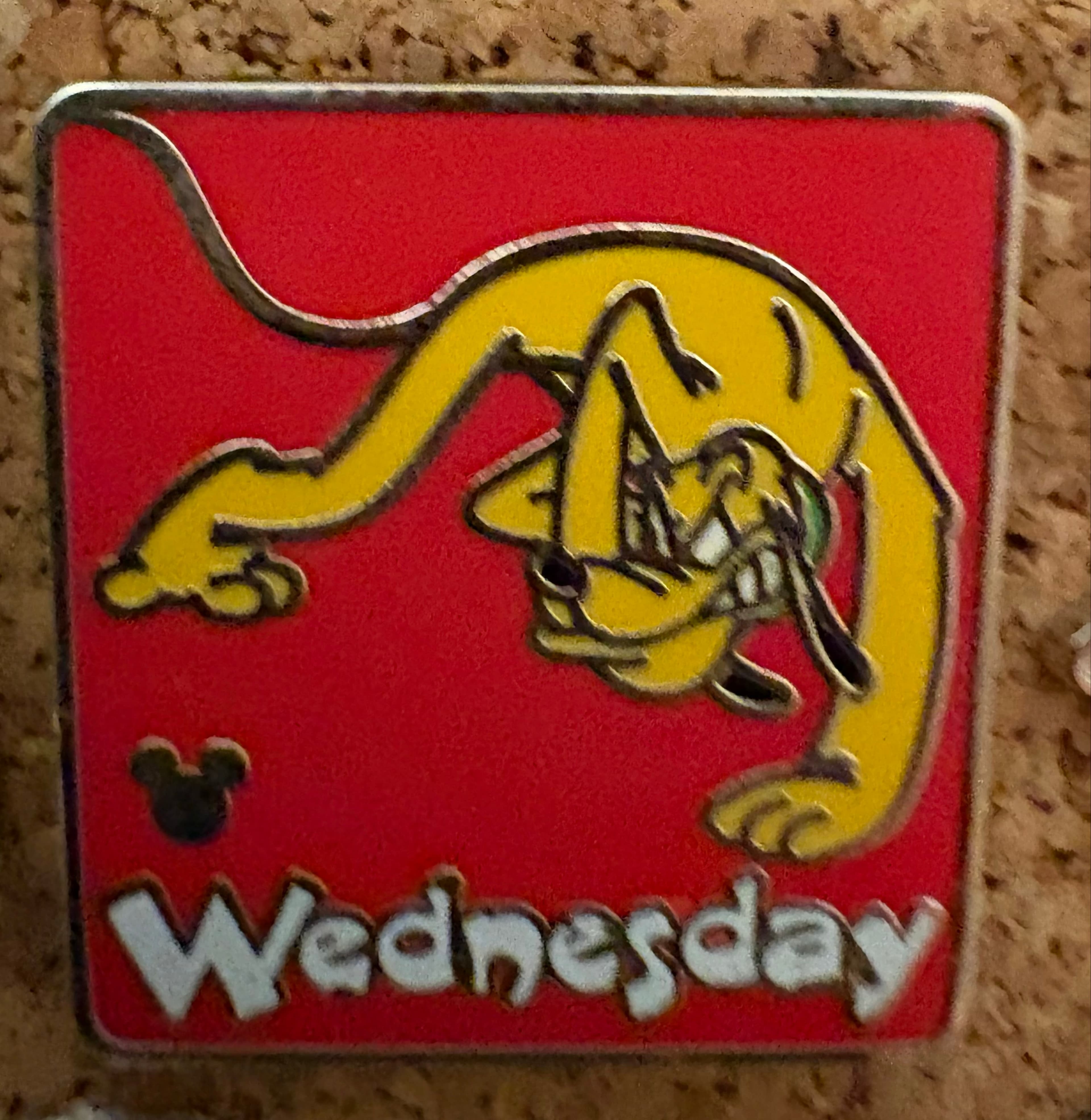 Pluto Wednesday - Days of the Week Hidden Mickey front