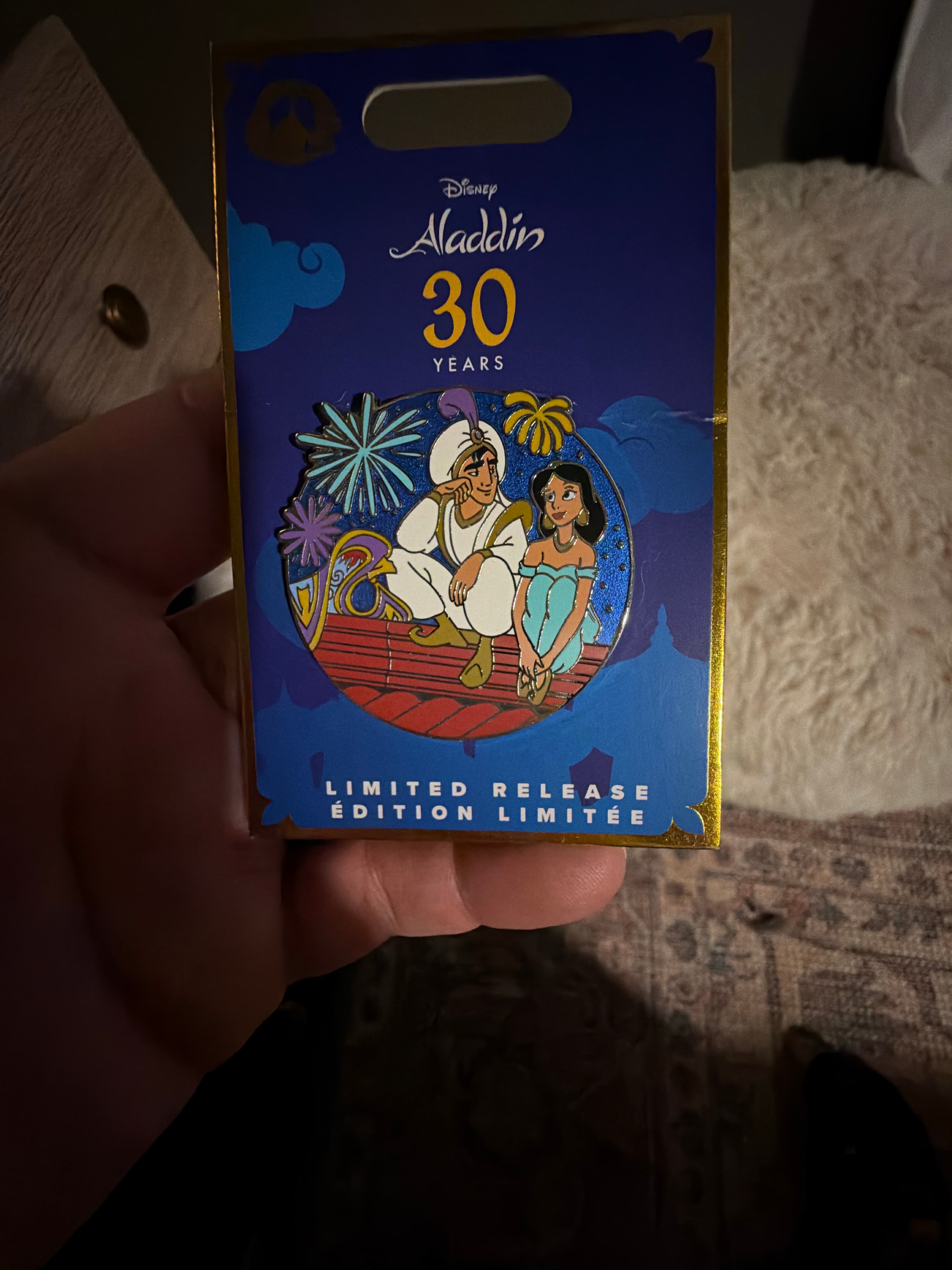 Disney Parks Aladdin and Jasmine 30 Years front