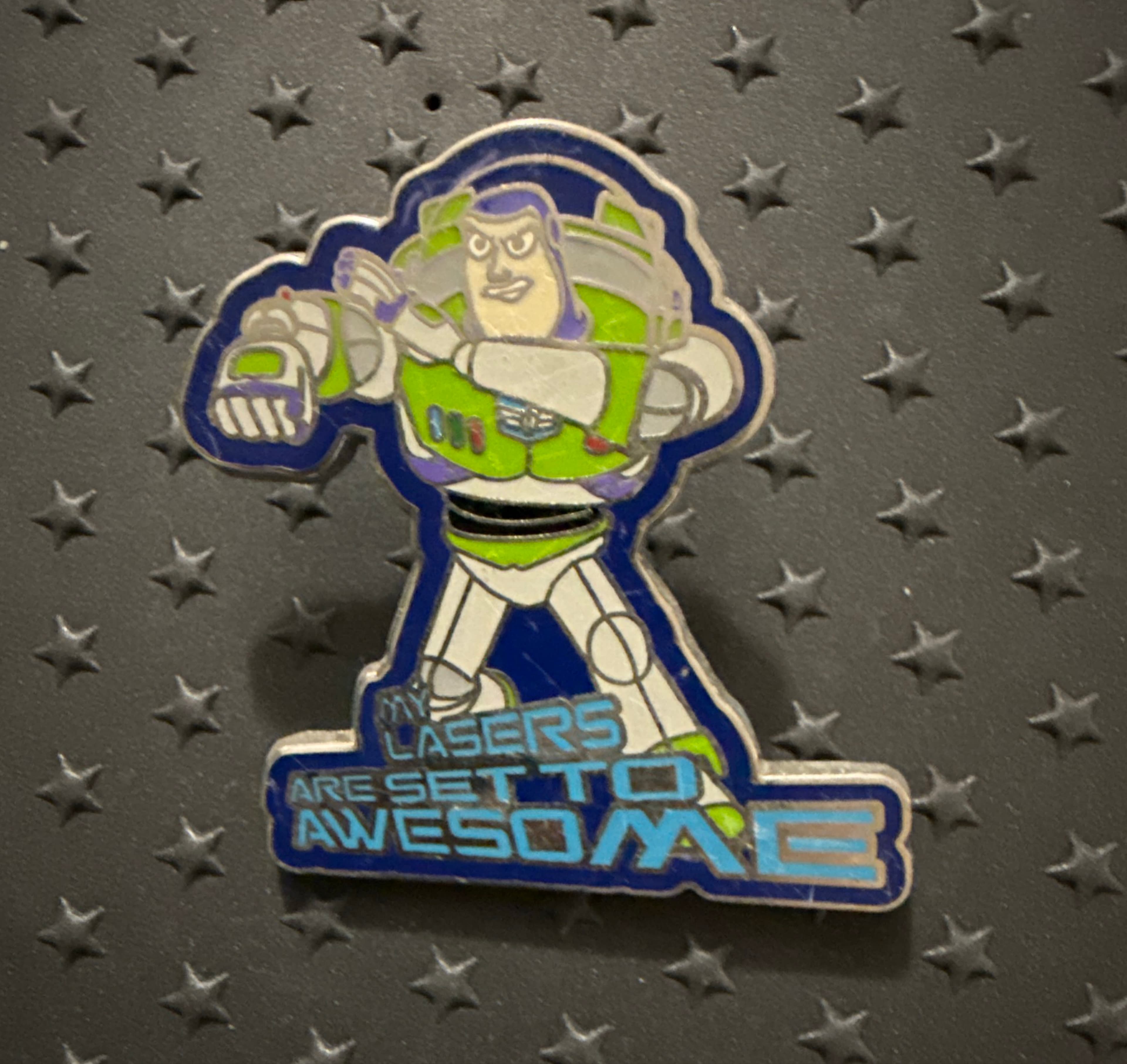 Buzz Lightyear- My lasers are set to awesome front