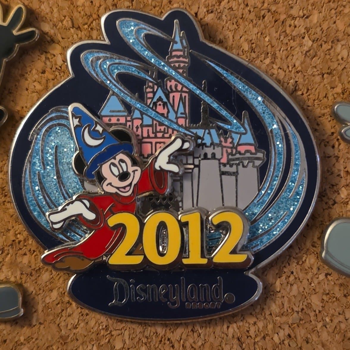 Sorcerer Mickey Mouse 2012 Dated Pin - Disneyland Resort front