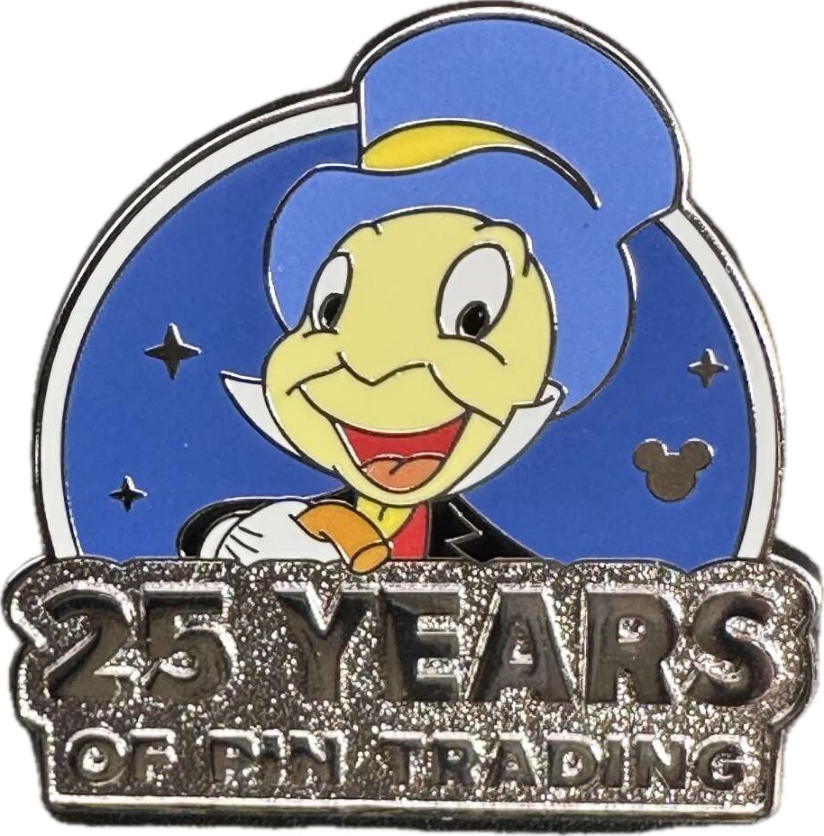 Jiminy Cricket 25 Years of Pin Trading front