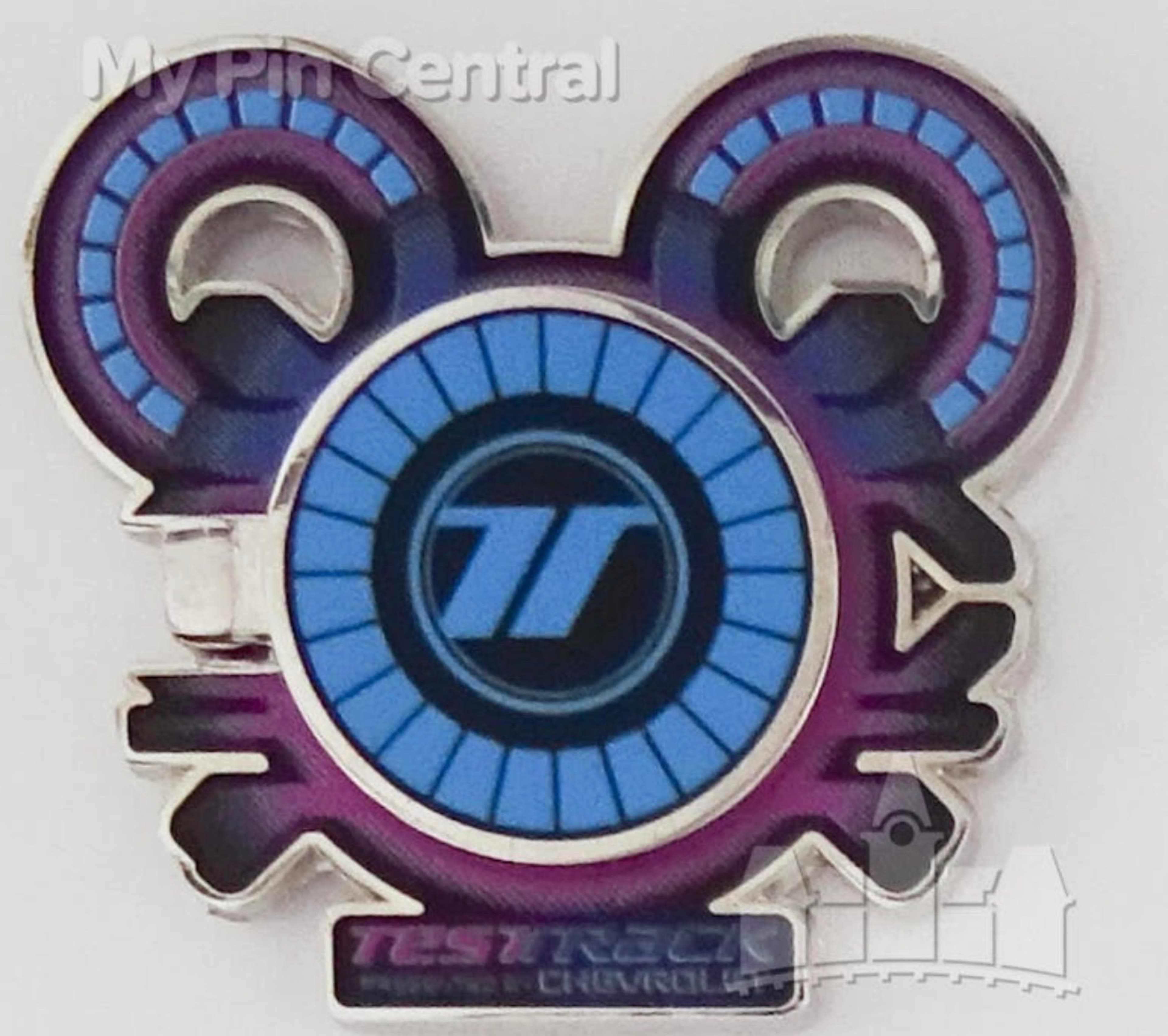 WDW EPCOT Test Track Presented Chevrolet Hinged Mickey