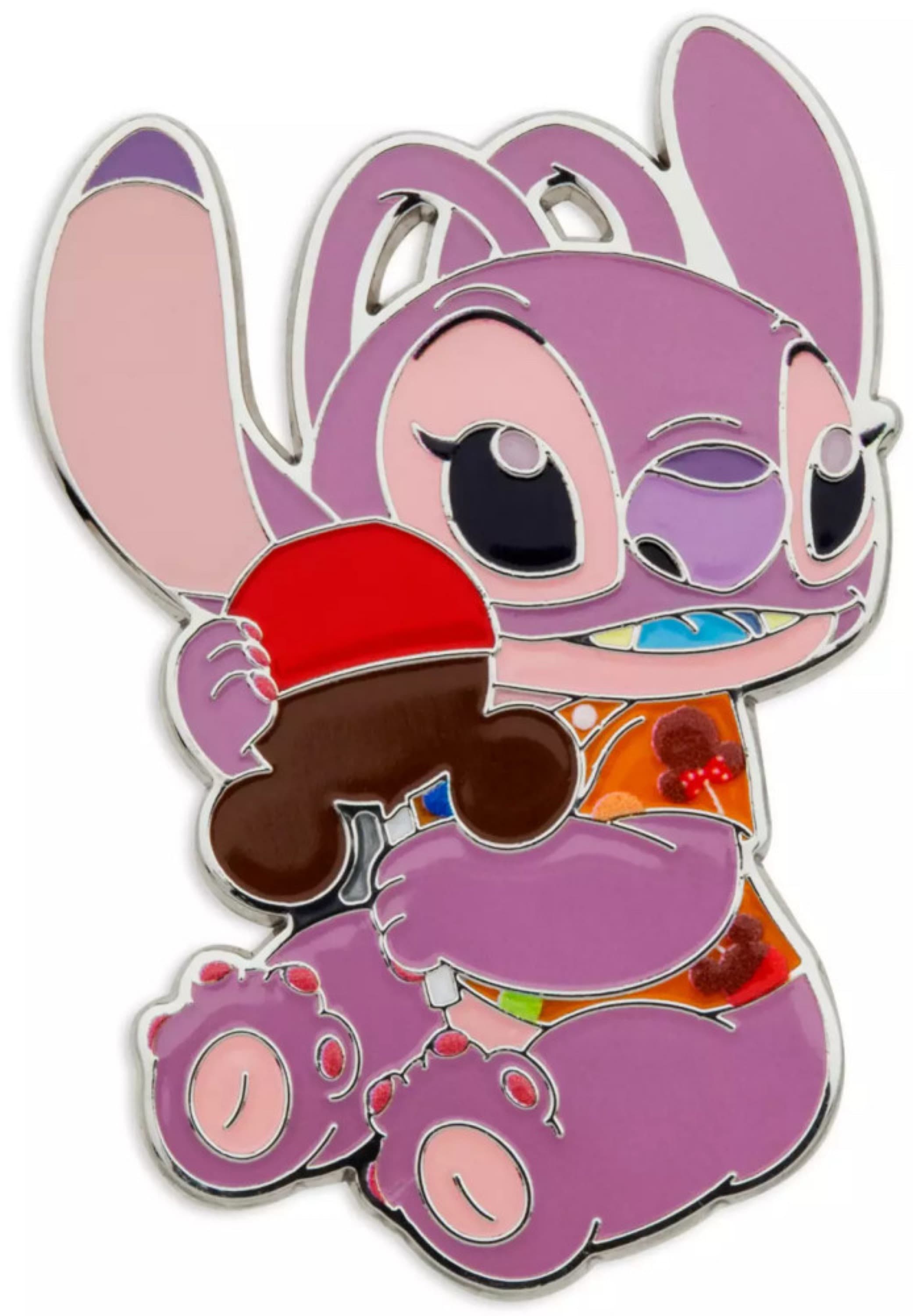 Angel with Mickey Mouse Candy Apple front