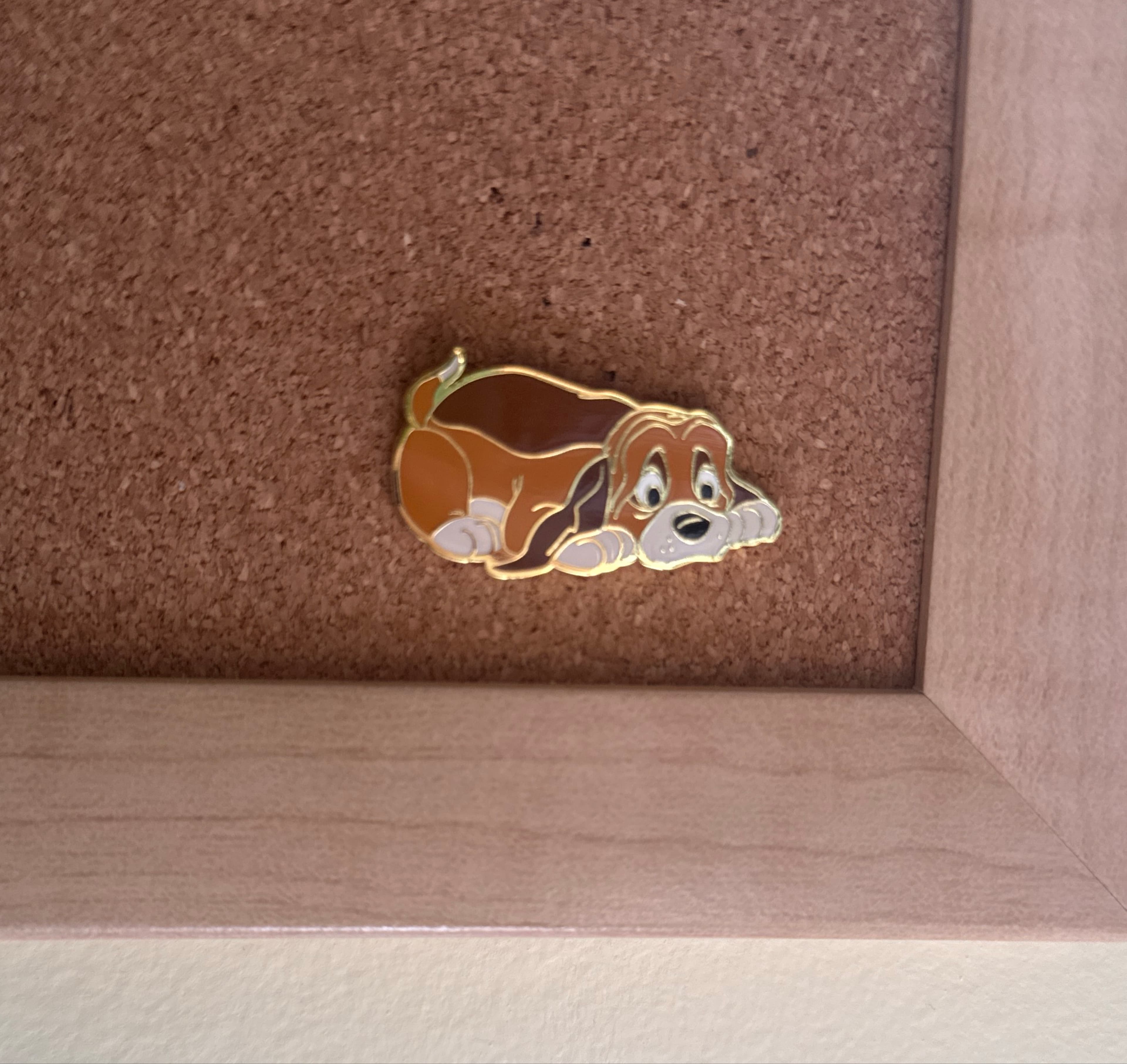 Copper Lying Down - The Fox and the Hound - Hidden Disney front