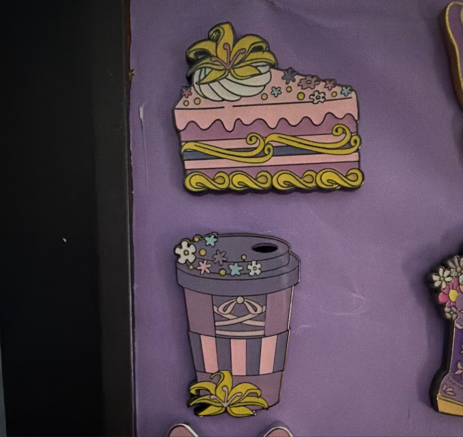 Loungefly Disney Princess Cake & Drink Blind Box Enamel Pin Set