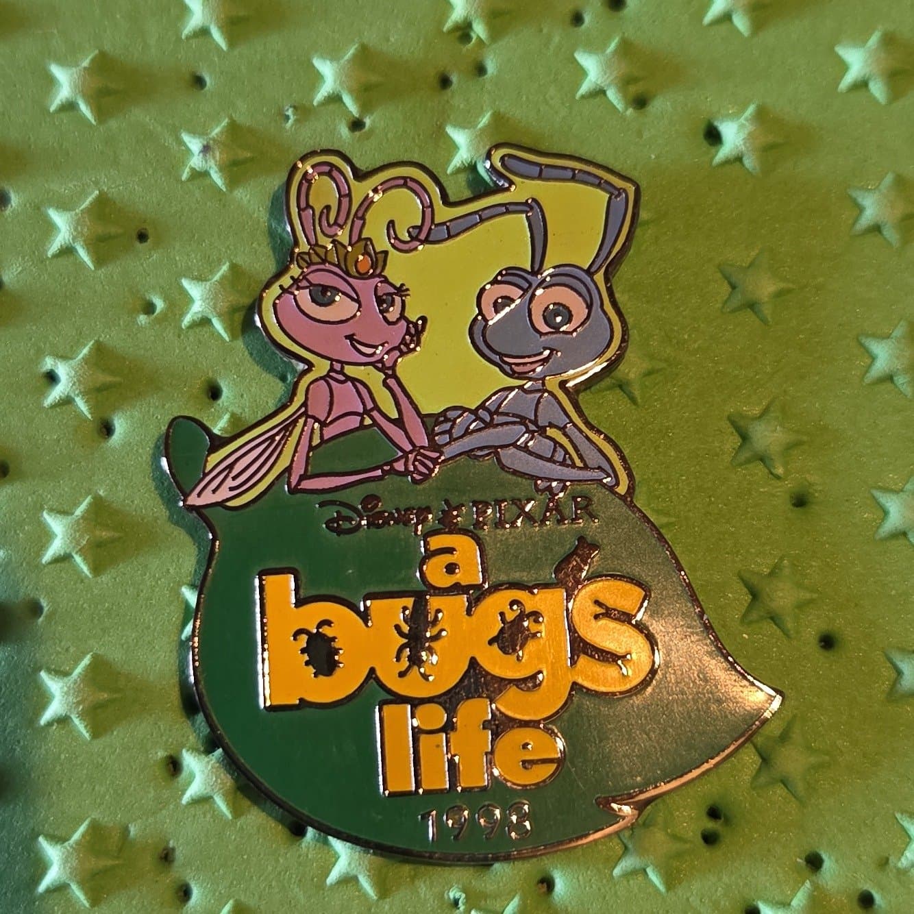 Flik and Princess Atta - A Bug's Life front