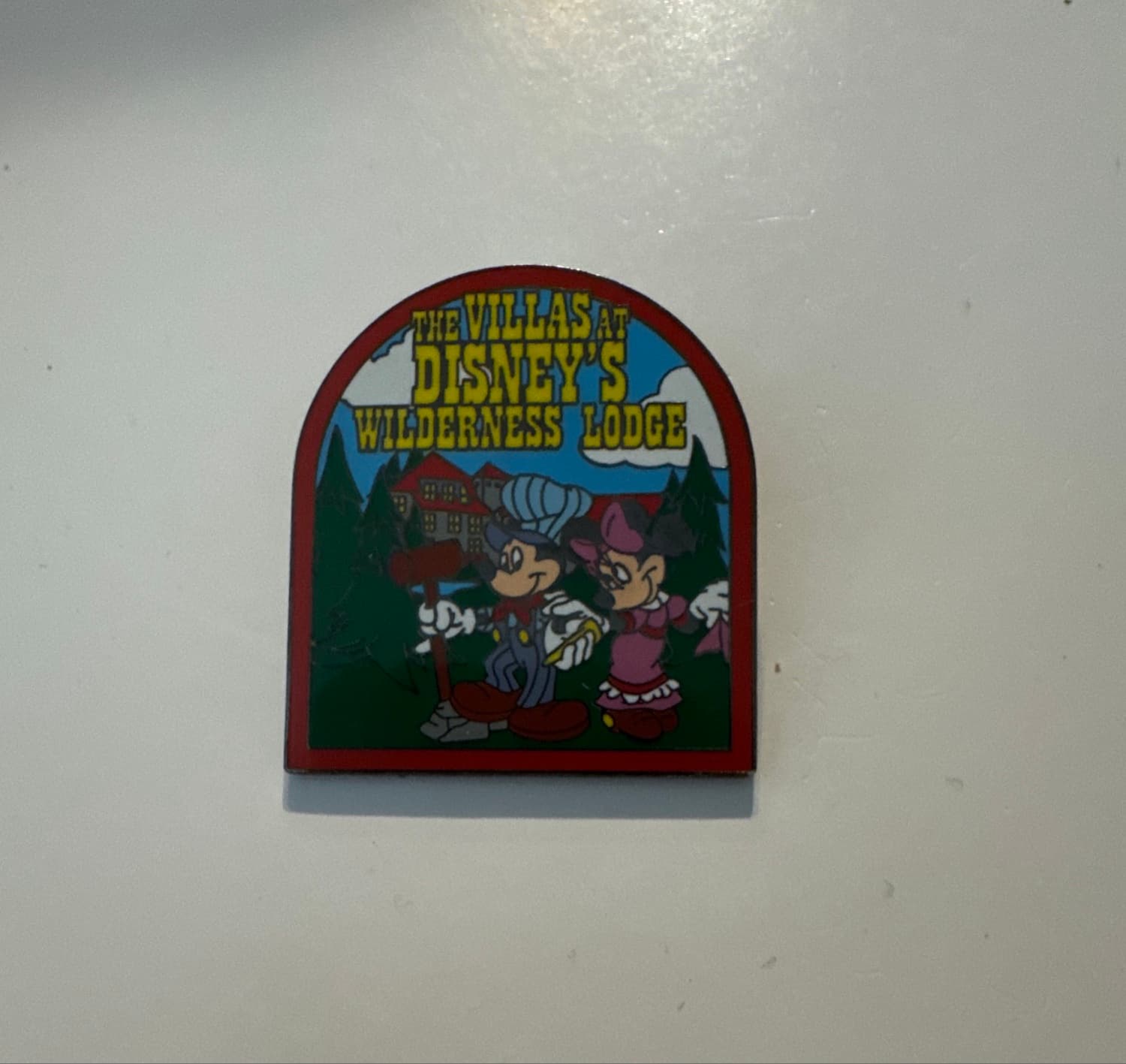 Disney The Villas at Disney's Wilderness Lodge Pin Mickey & Minnie Mouse front