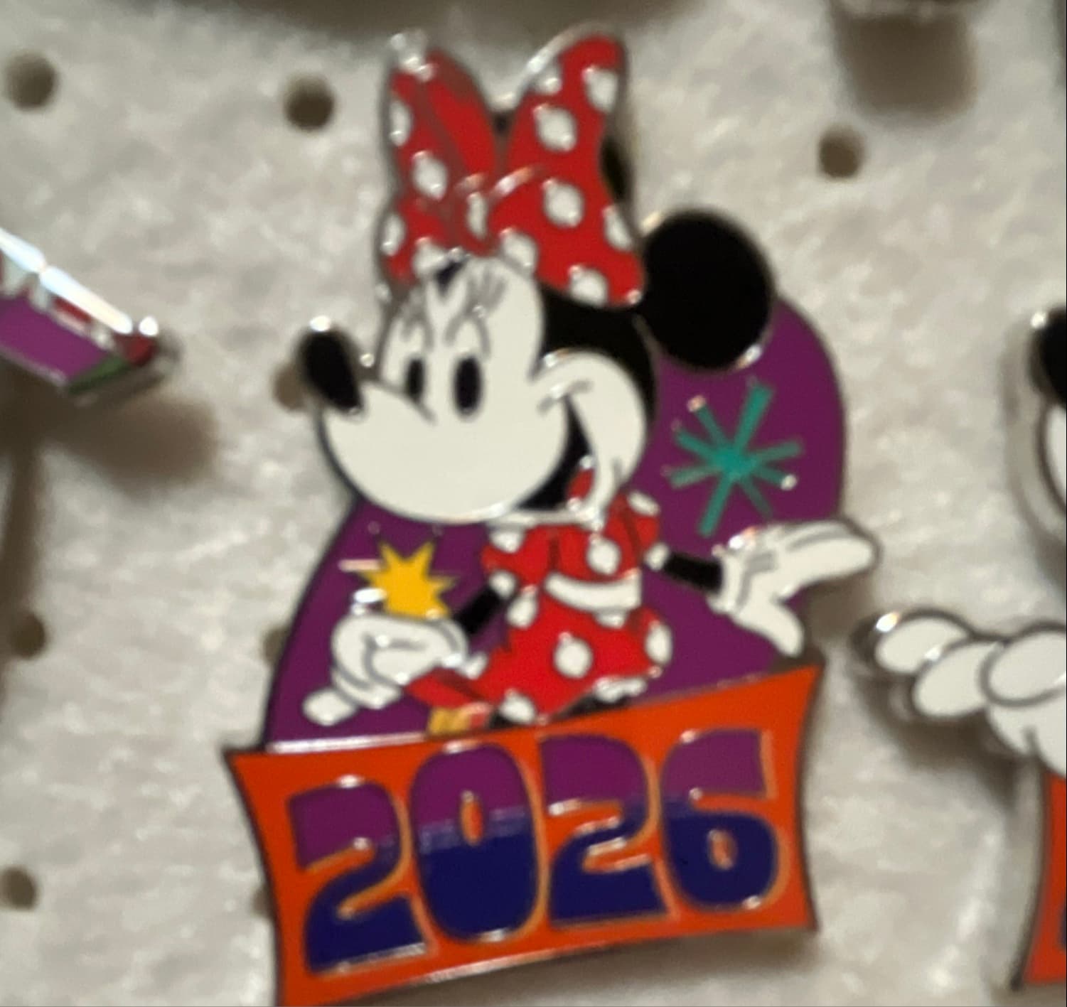 Minnie Mouse 2026 Dated Year Pin