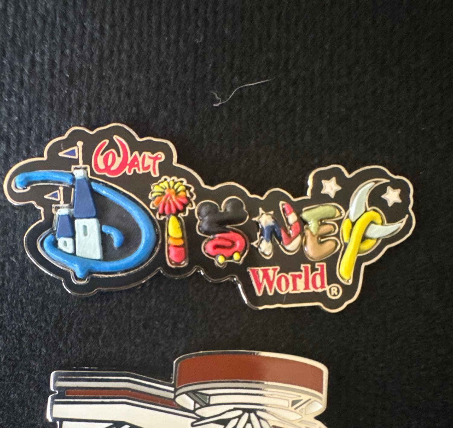 Walt Disney World Retro Logo: Mickey, Cinderella's Castle 71 Pin
