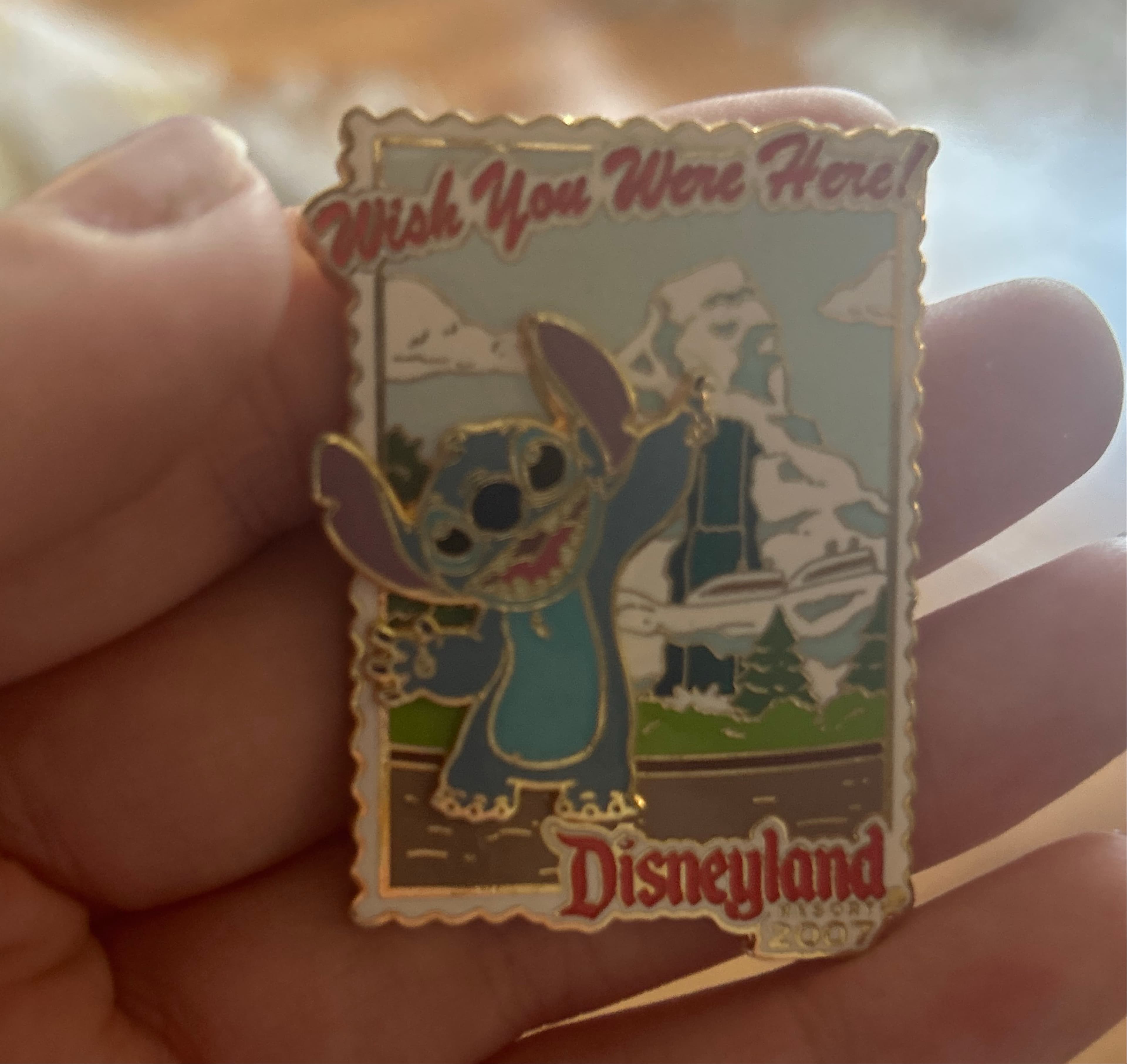 Stitch - Matterhorn - Wish You Were Here! - Postcards from Disneyland