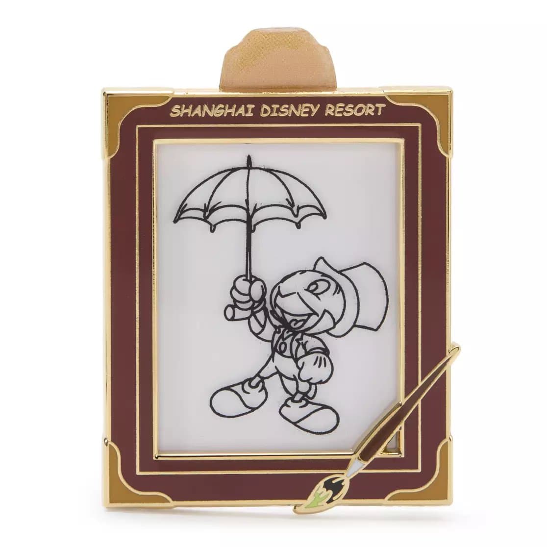 Jiminy Cricket Slider Pin – Pinocchio – Shanghai Disney Resort