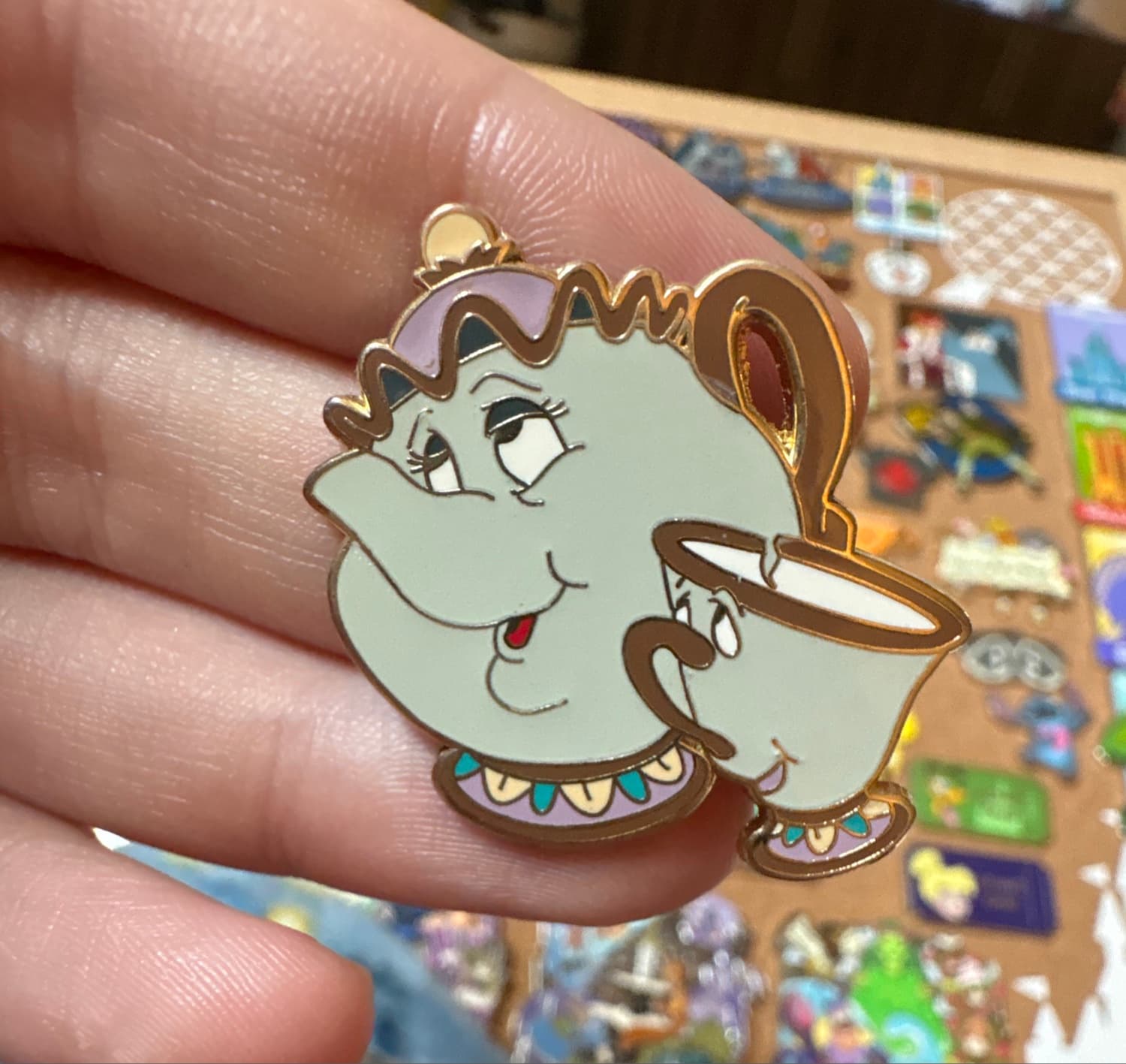 Mrs. Potts and Chip front