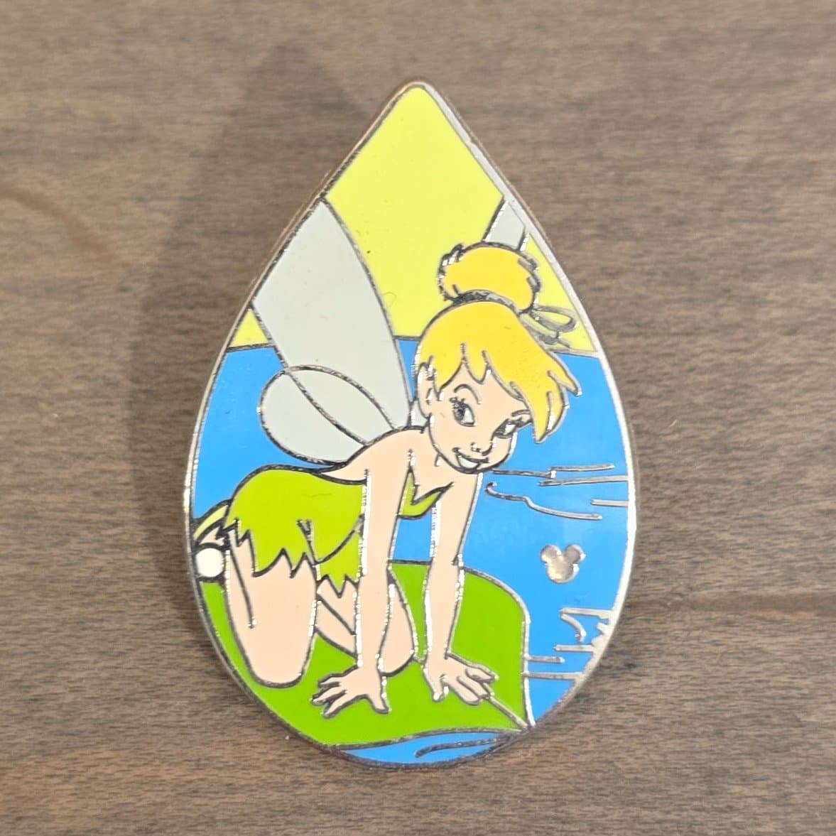 Tinker Bell Nature Kneeling on Leaf