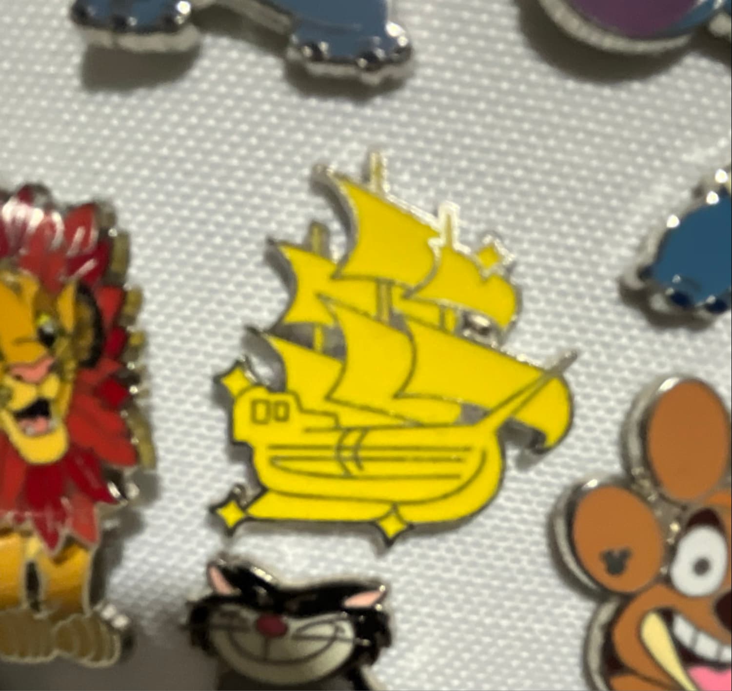 Golden Yellow Pirate Ship Only front