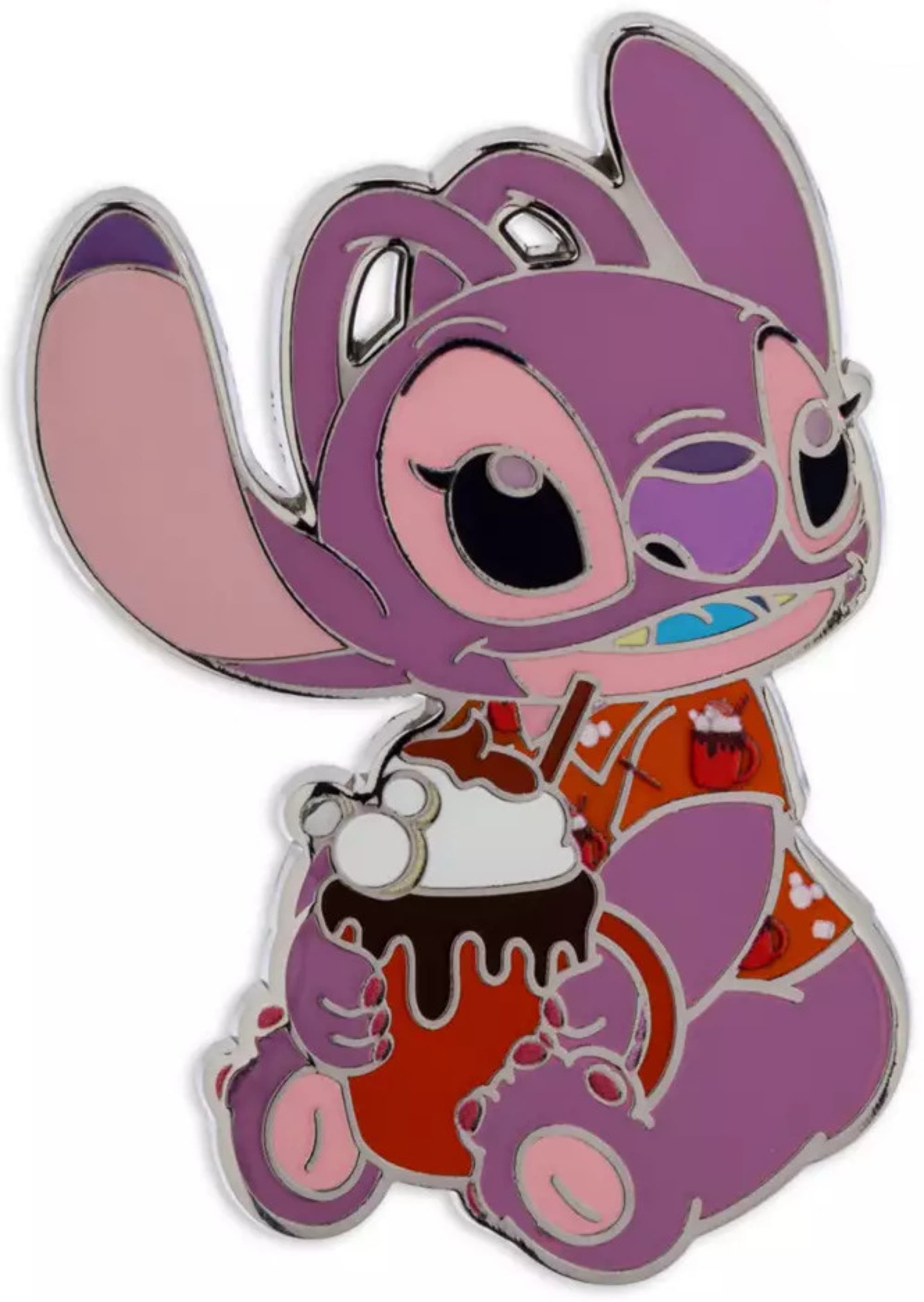 Angel with Hot Chocolate front