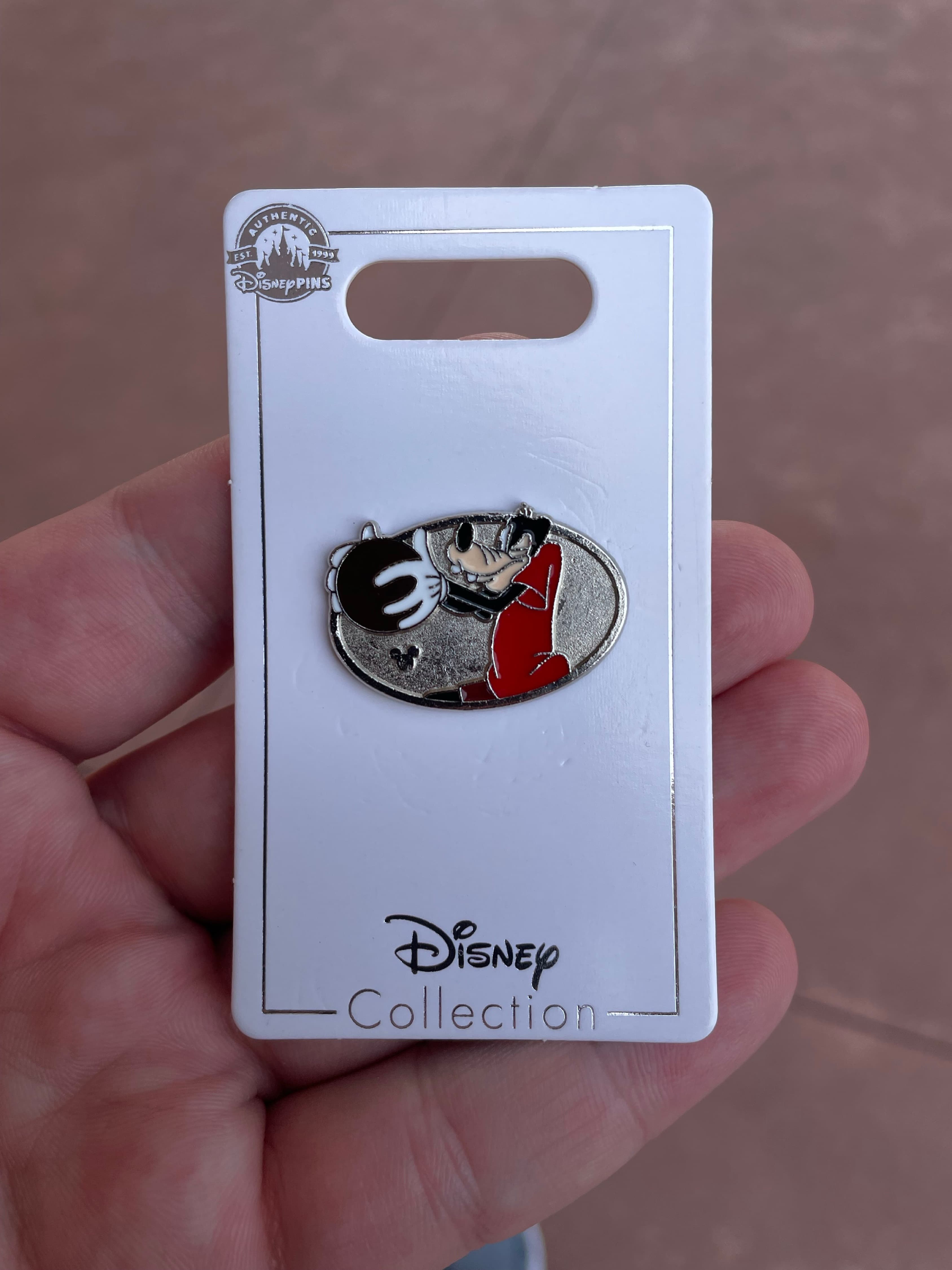 Goofy with bowling Ball- Hidden Mickey