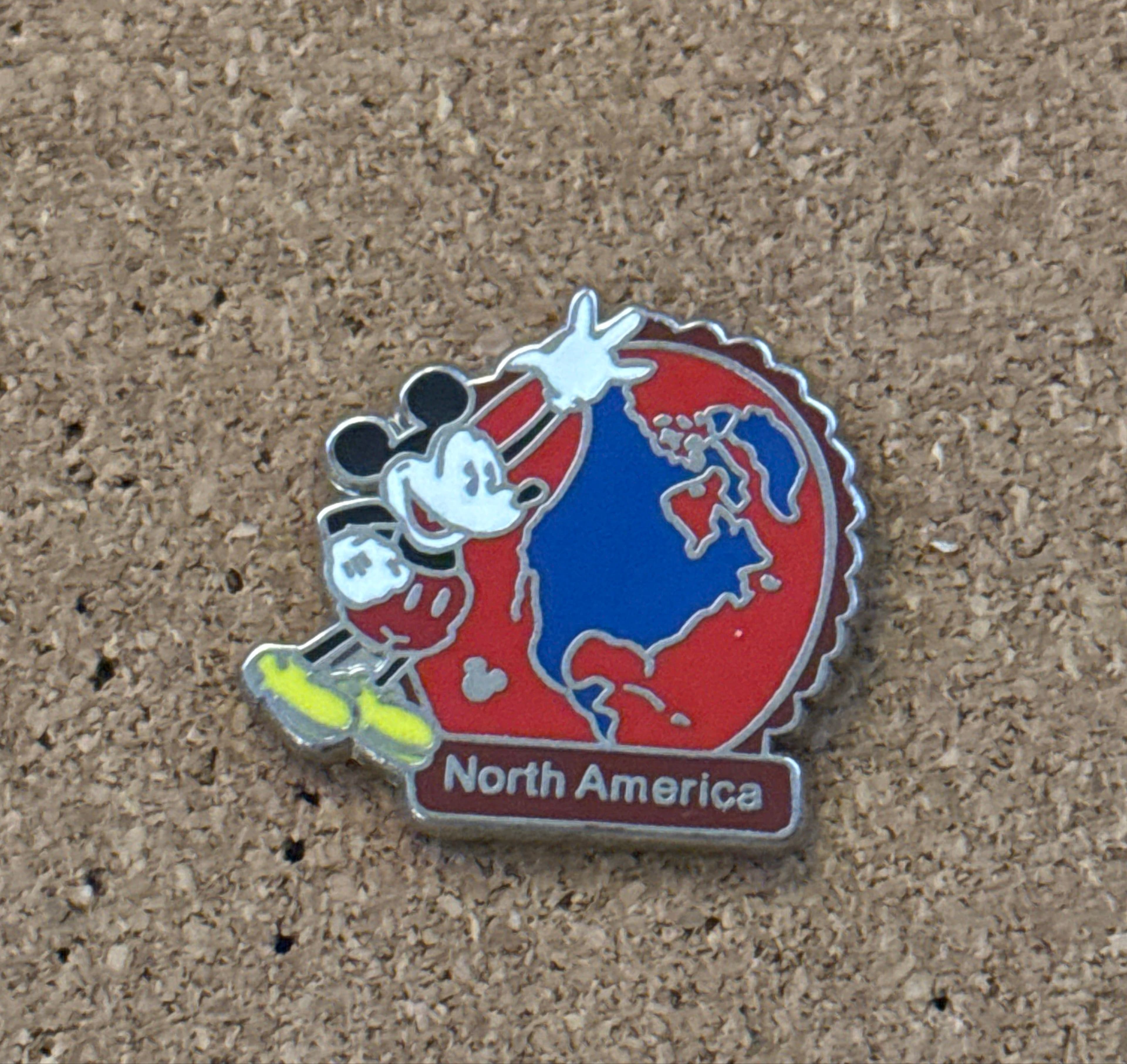 WDW Hidden Mickey - Continent Stamps