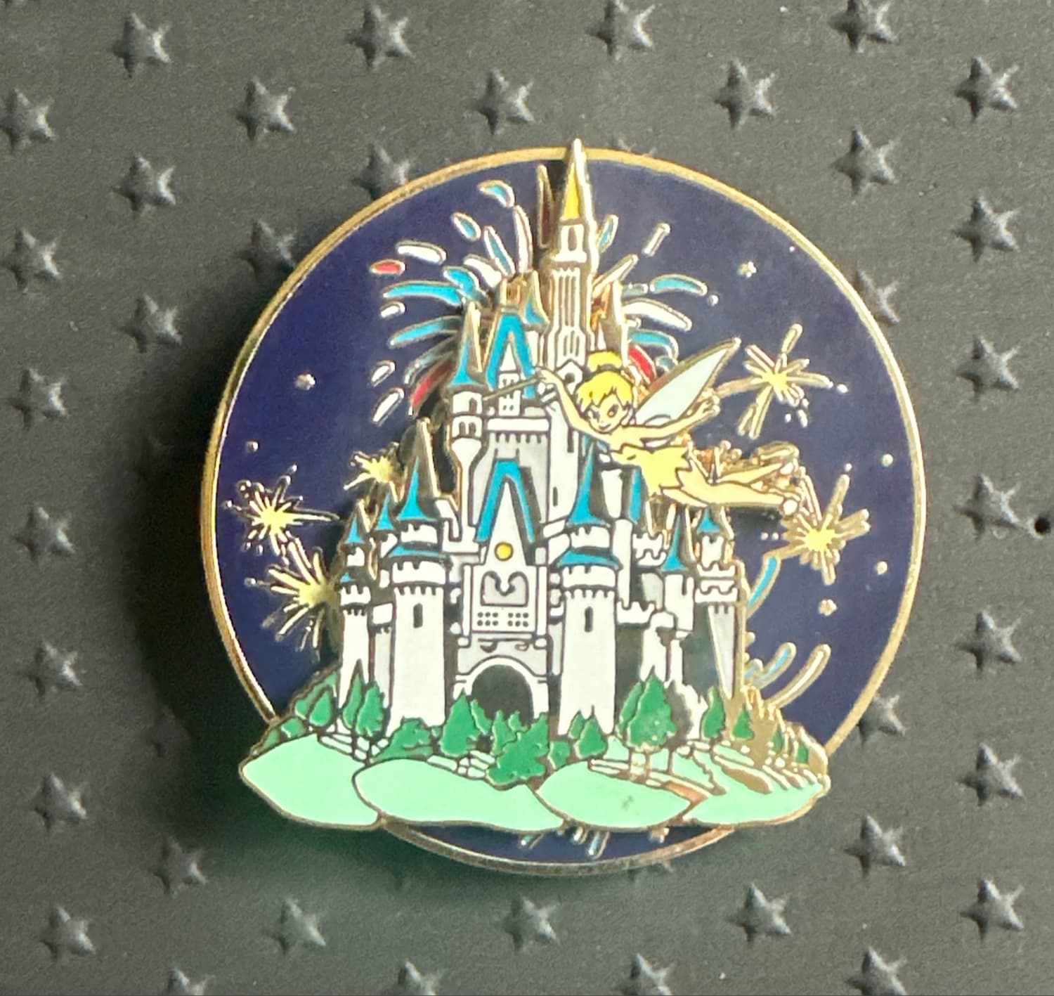 WDW - Cinderella's Castle with Fireworks featuring Tinker Bell - Spinner - 2006