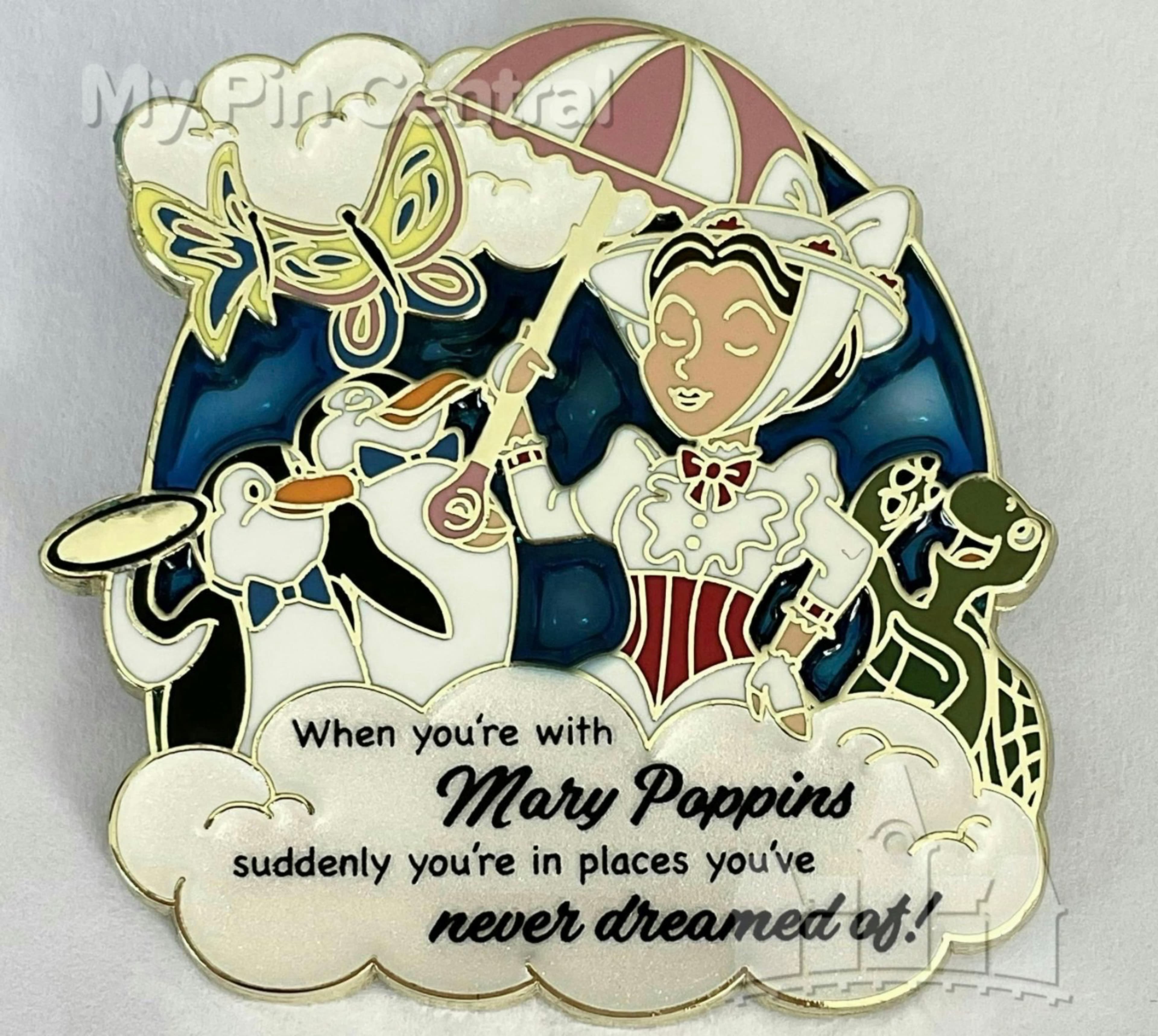 Mary Poppins and Animals - Umbrella - When You're With Mary Poppins Suddenly You're In Places You've Never Dreamed Of (Jolly Holiday Sequence) front