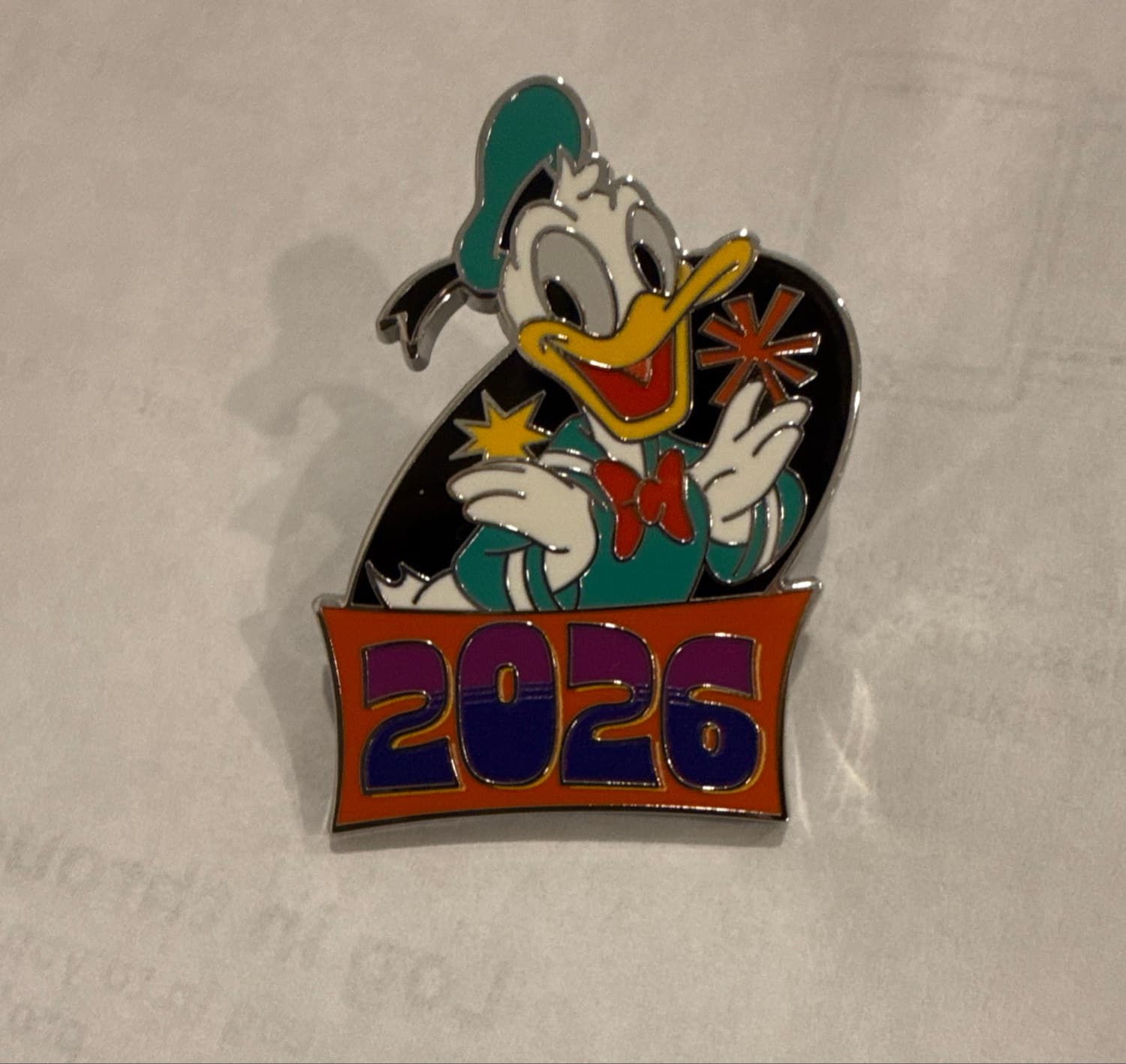 Donald Duck 2026 Mystery Collection Pin front