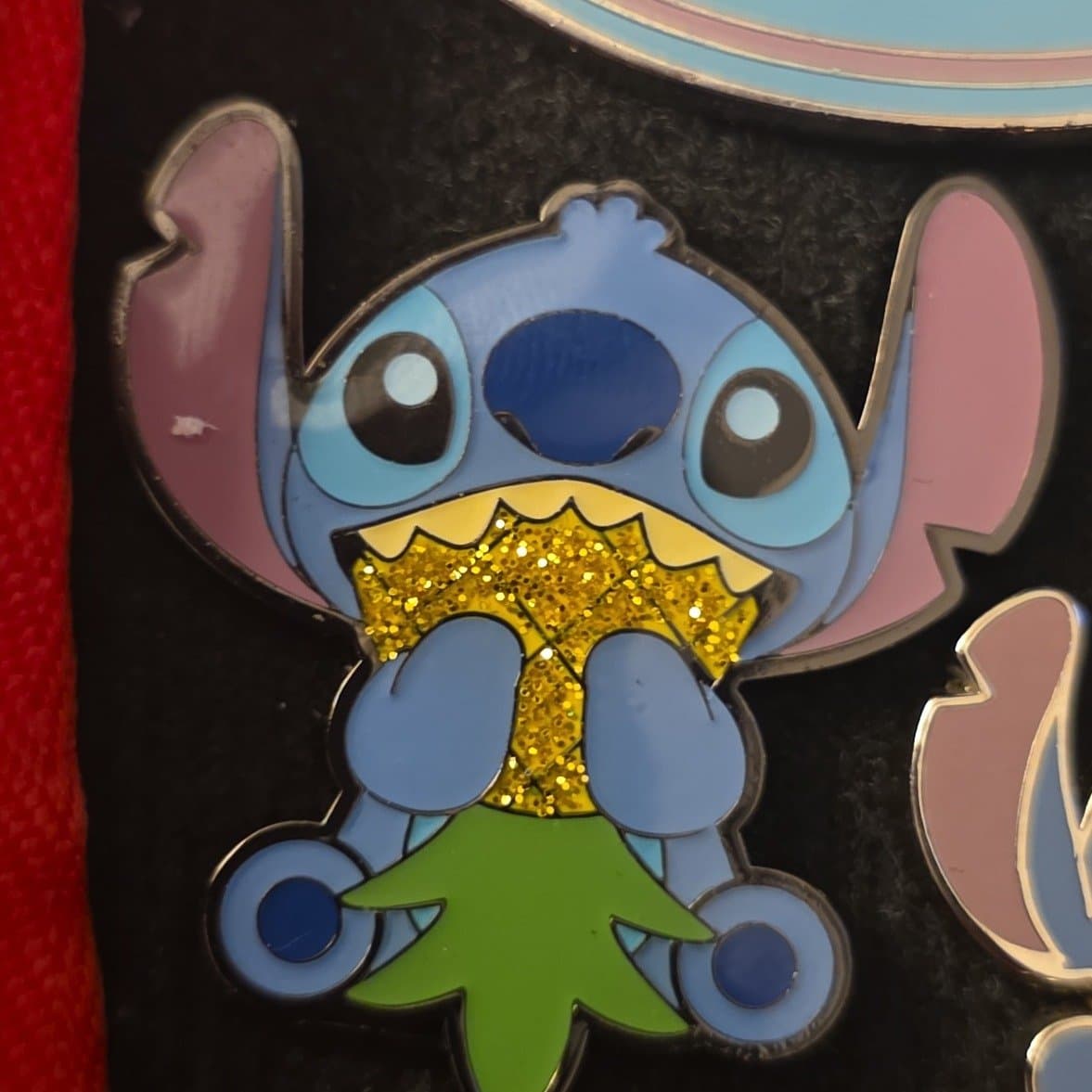 Loungefly Disney Stitch Pineapple Glitter Enamel Pin
