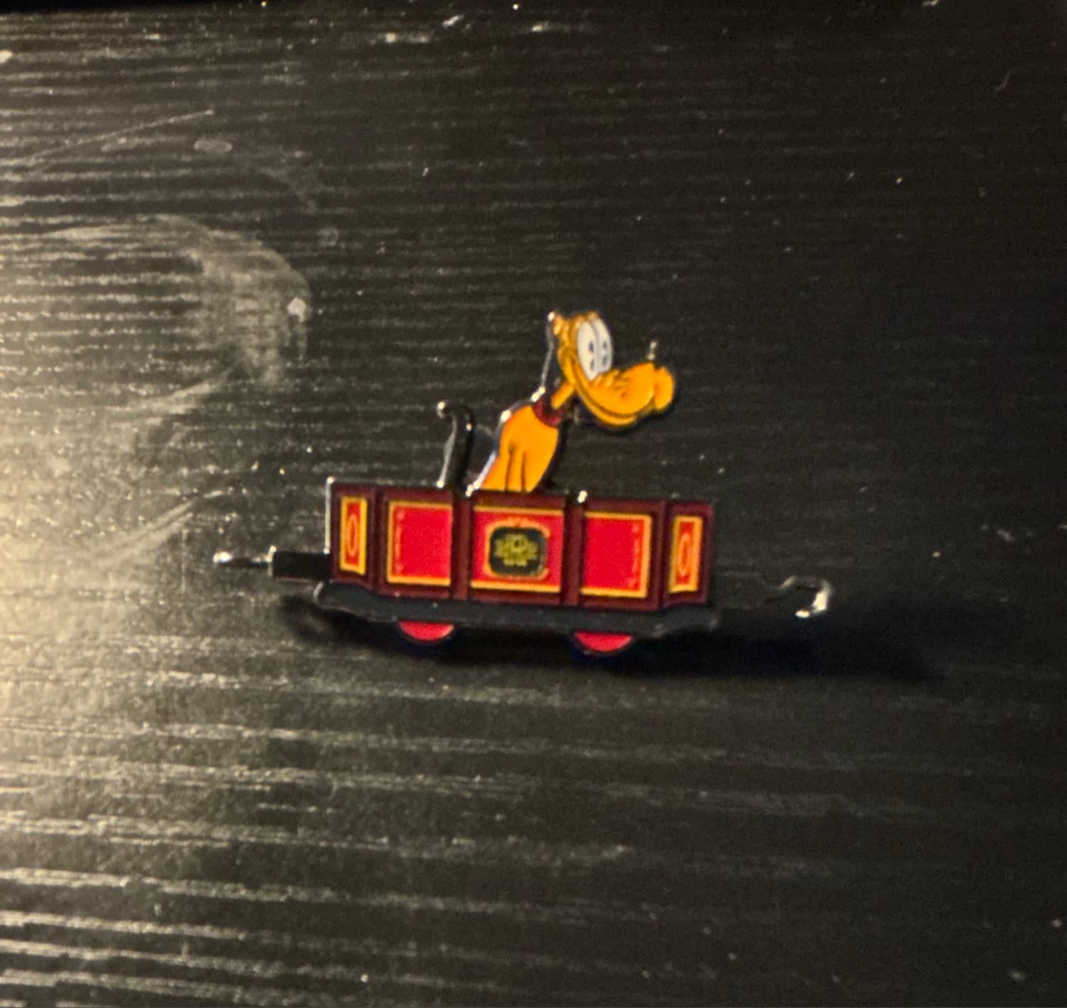 Disney Mickey & Minnie's Runaway Railway Pluto Train Enamel Pin - BoxLunch Exclusive front
