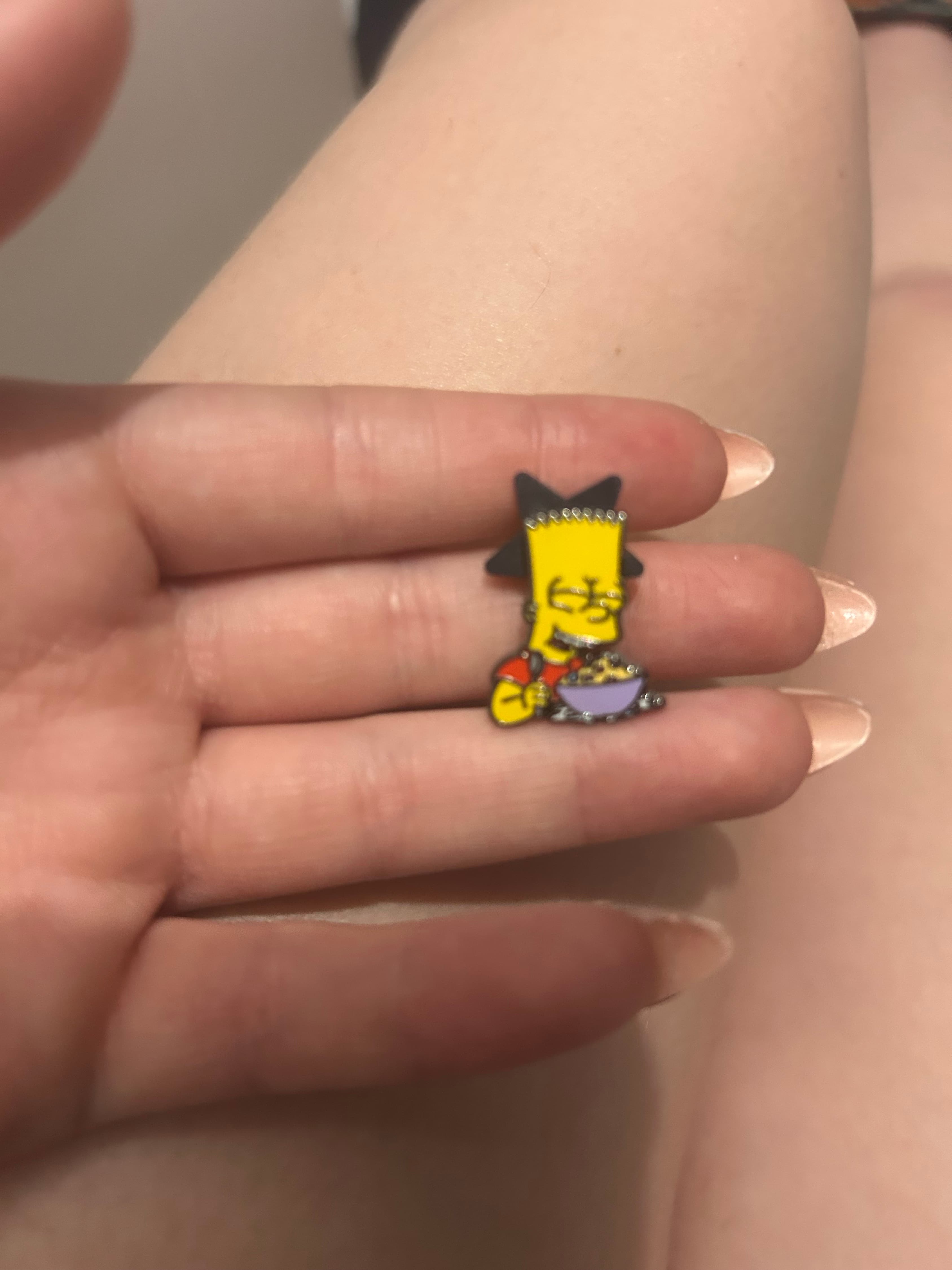 Bart Simpson eating Krusty-O’s front