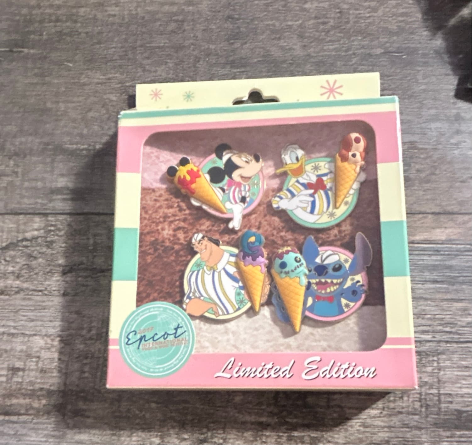 EPCOT International Food & Wine Festival 2017 - Ice Cream Pin Set