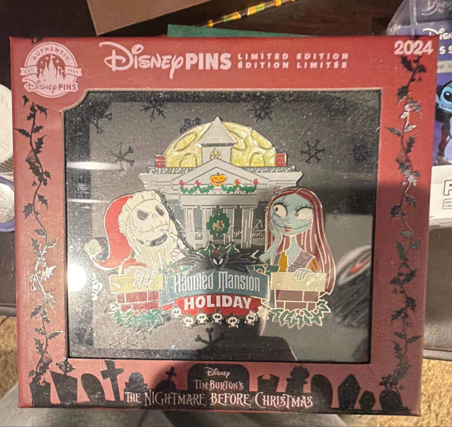 Haunted Mansion Holiday Jumbo Pin