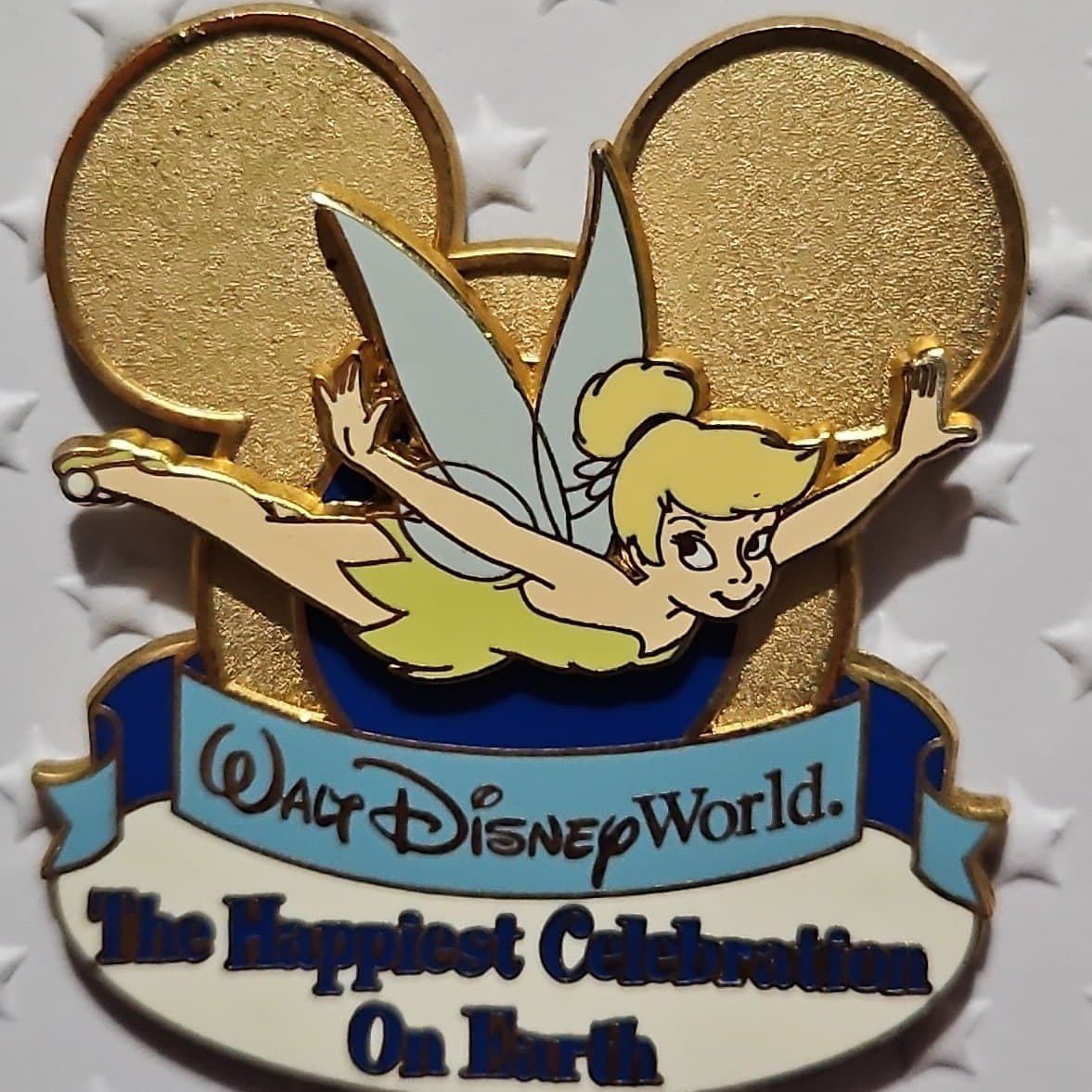 Tinker Bell Flying Happiest Celebration on Earth Walt Disney World Pin front