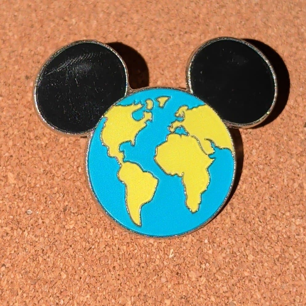 Earth Globe Mickey Mouse Head Icon