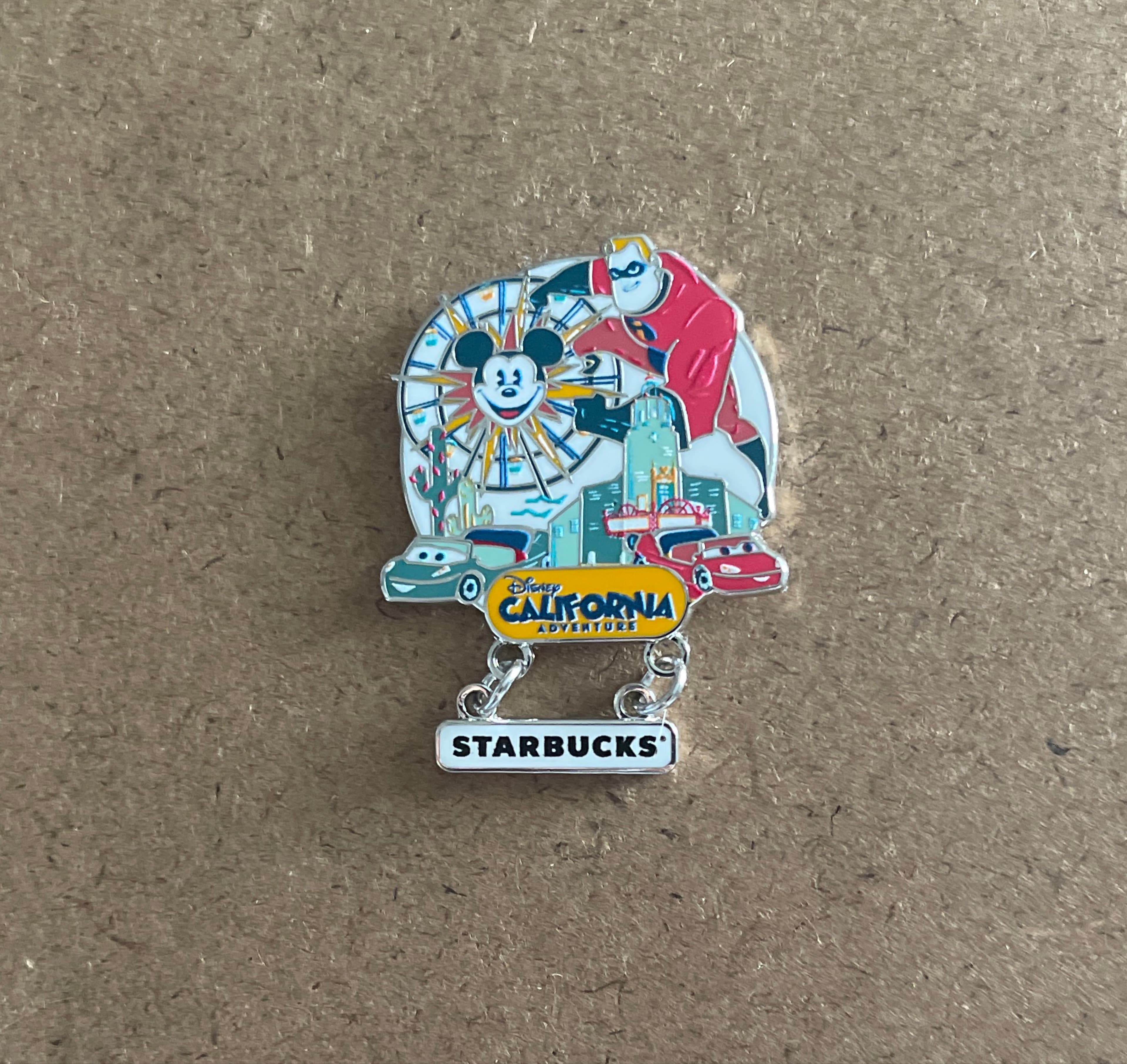 Disney California Adventure Starbucks Discovery Series Pin