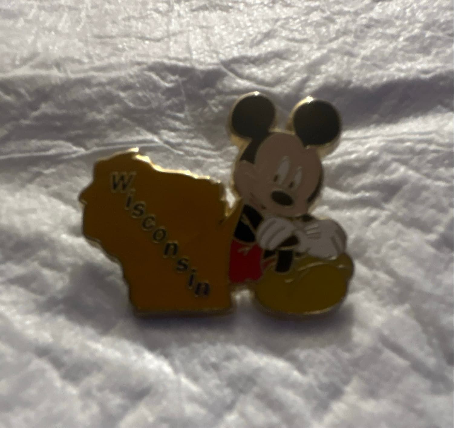 Mickey Mouse Wisconsin State Pin