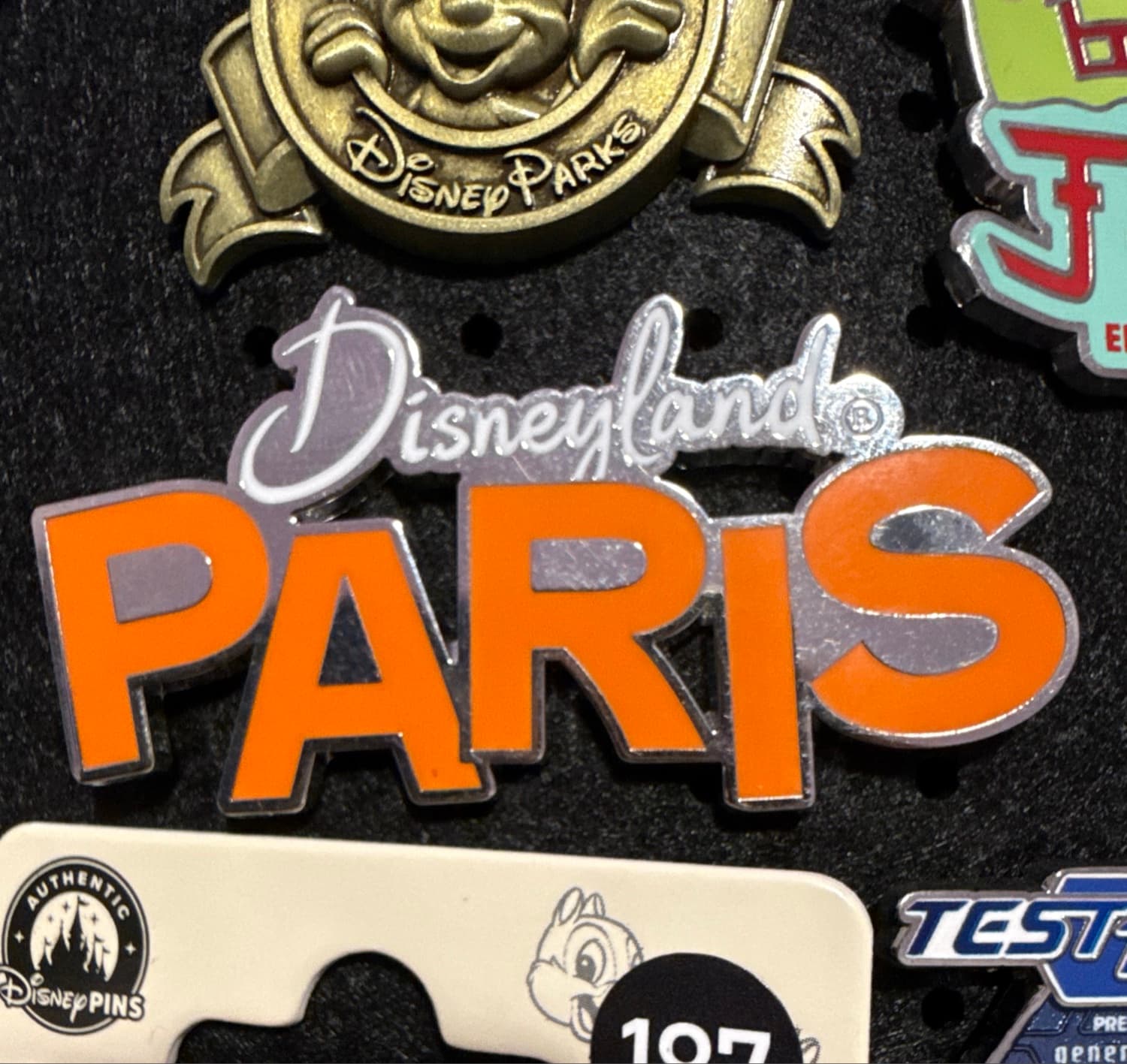Disneyland Paris Logo Orange PARIS