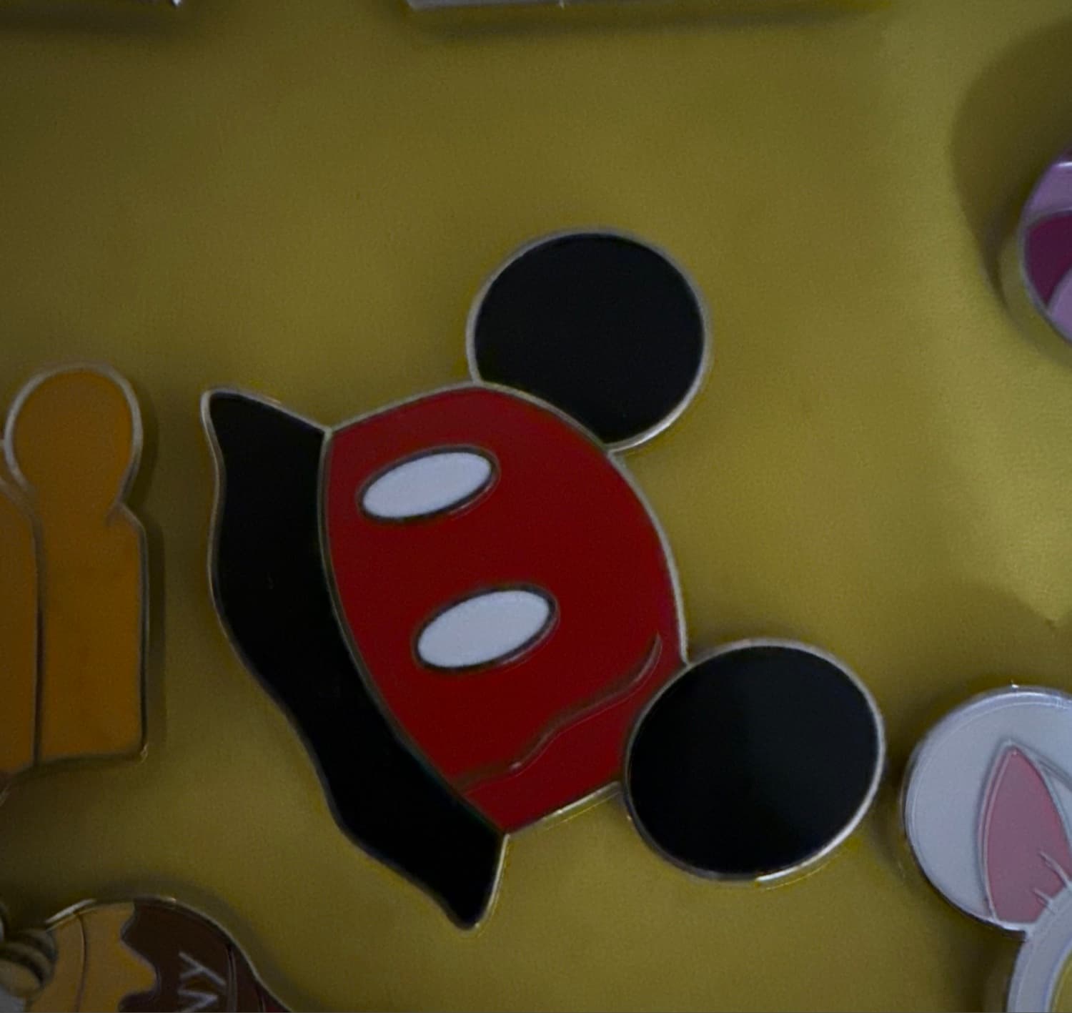 Mickey Mouse Angled Head Pin