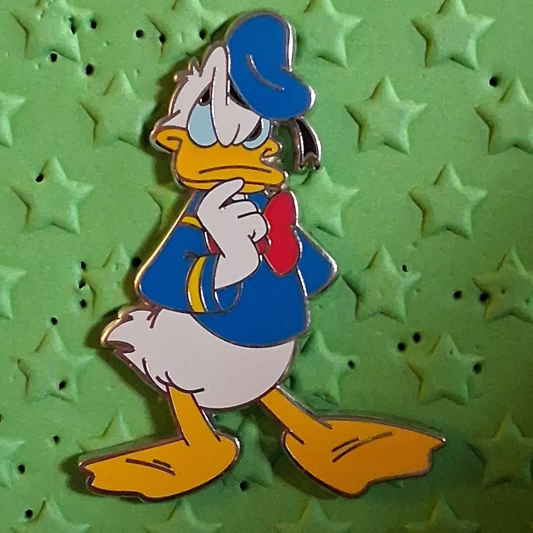 Donald Duck - Pensive Pose with Hand on Chin
