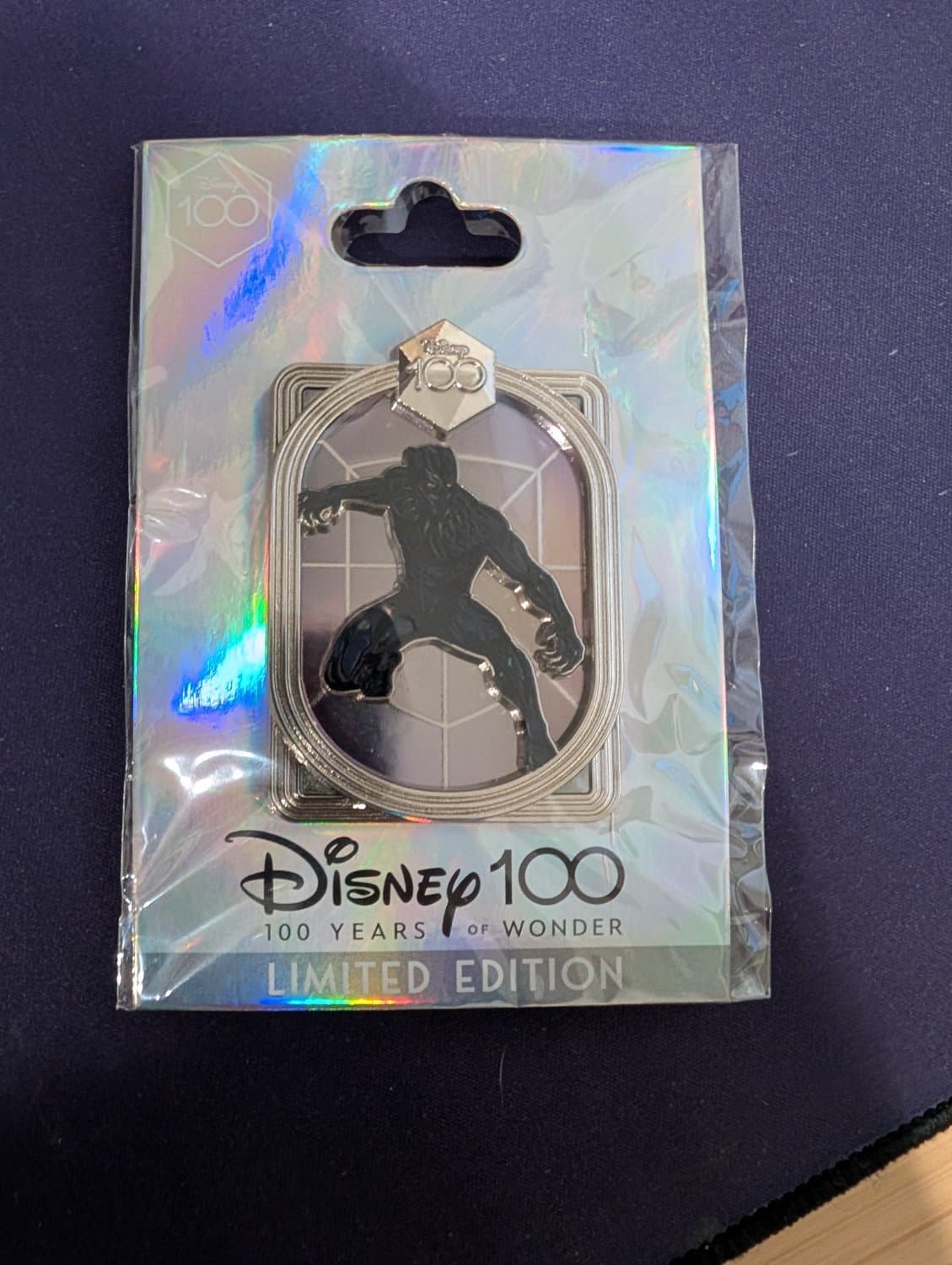 Black Panther Disney100 Celebration Platinum Pin