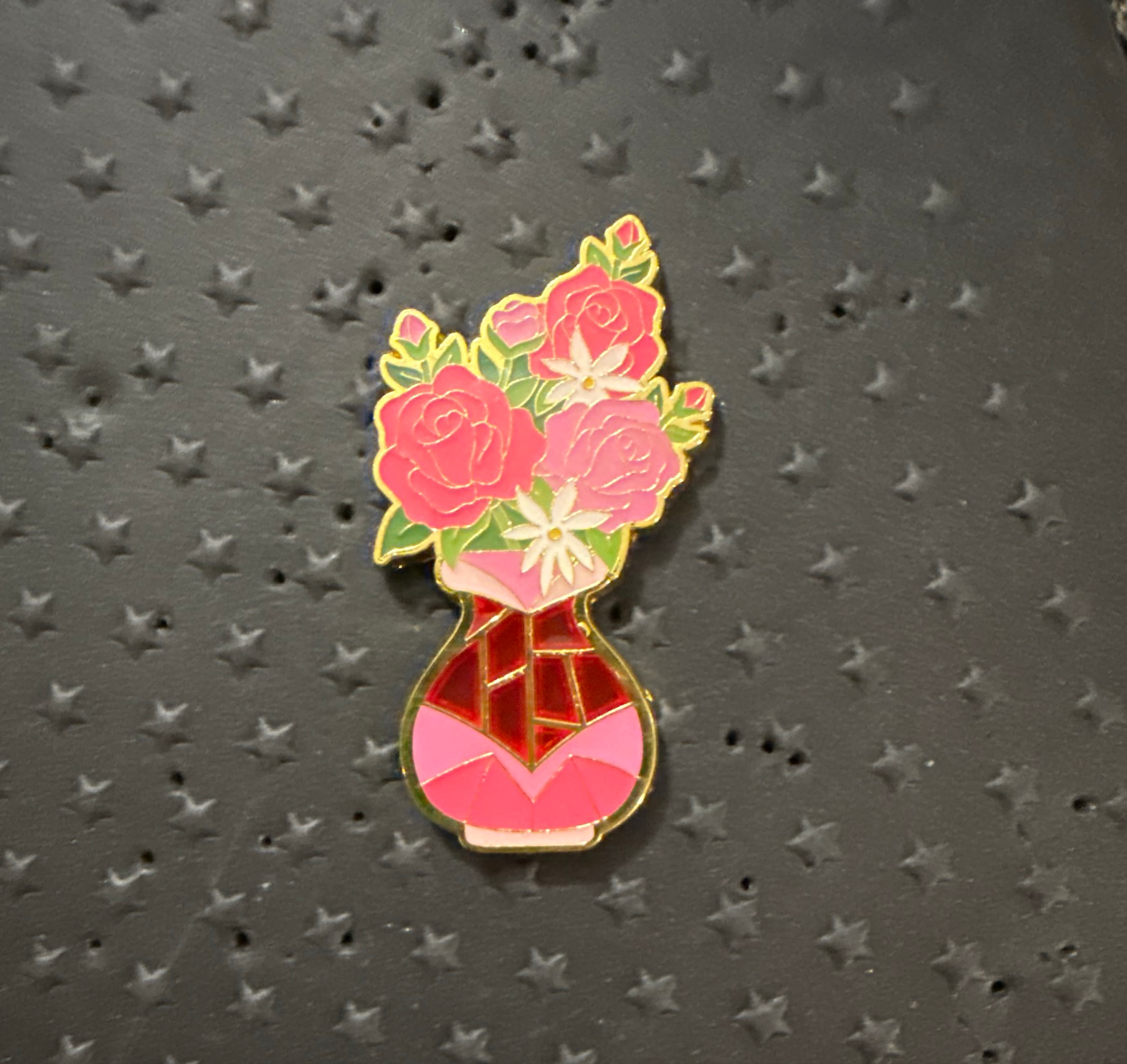 Disney Princess Flower Vase Stained Glass Blind Box