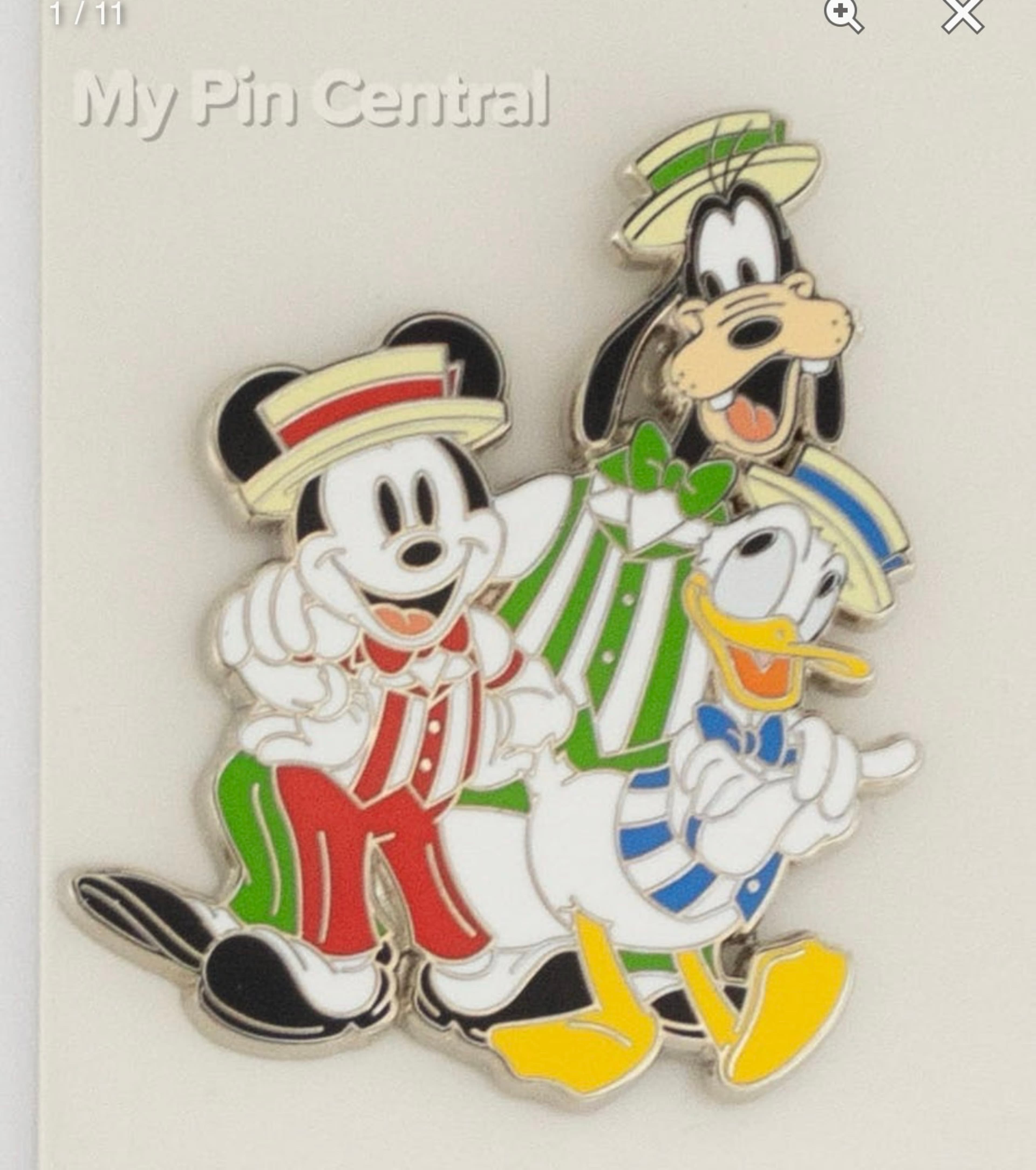 Mickey, Donald, and Goofy - Dapper Dans - Barbershop Quartet front