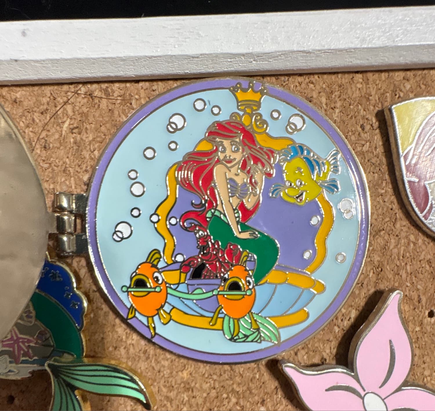 Disney Characters on Parade Ariel & Flounder The Little Mermaid Float Pin