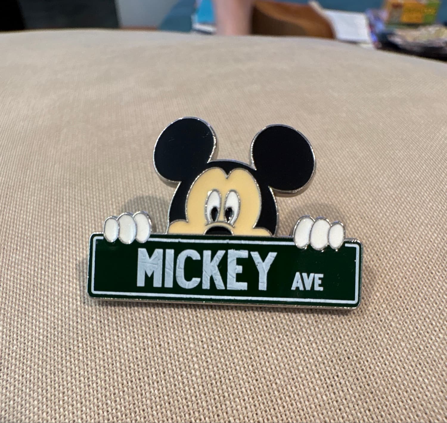 Mickey Avenue Street Sign front